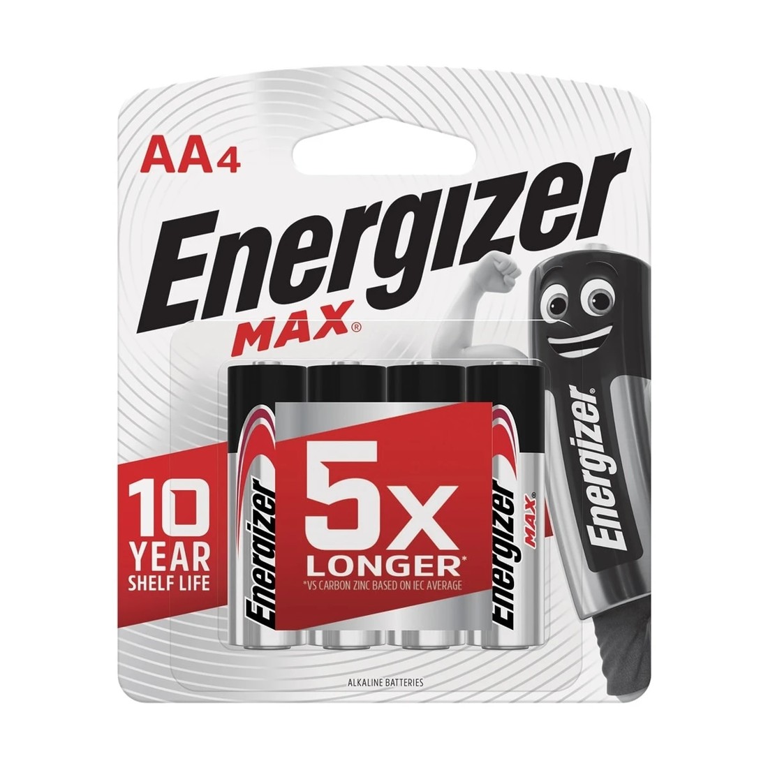 1 4 Pack Energizer Max AA Batteries, 1 of 1