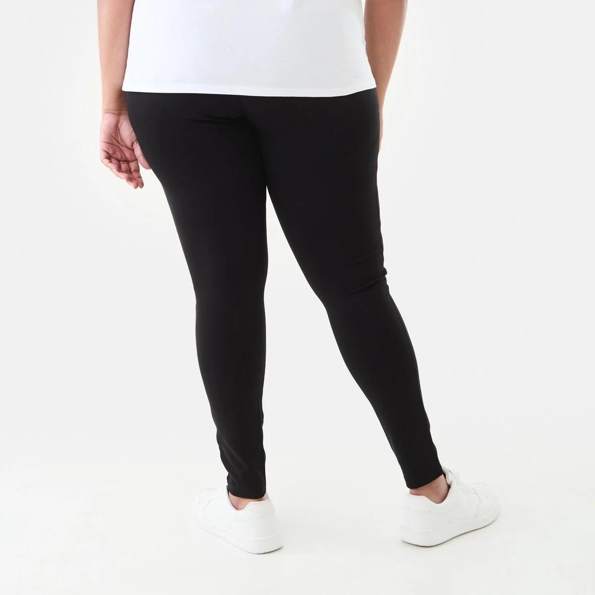 3 Curve Ponte Leggings Black, 3 of 4