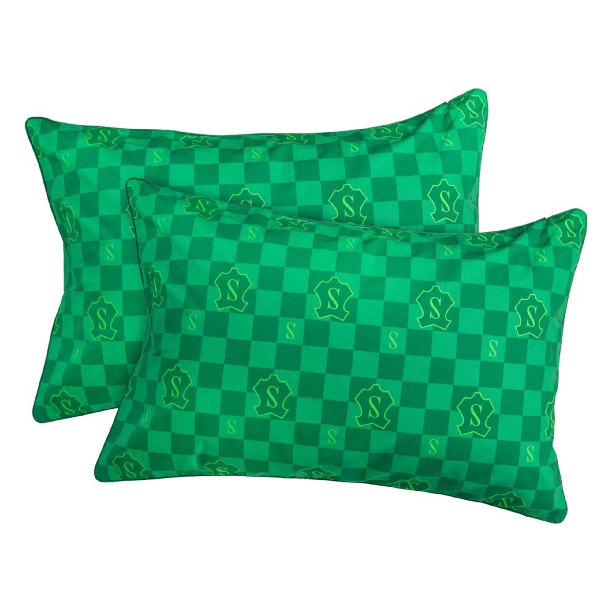 3 Harry Potter - Slytherin Portrait Checkered Pillowcase 2-Pack, 3 of 3