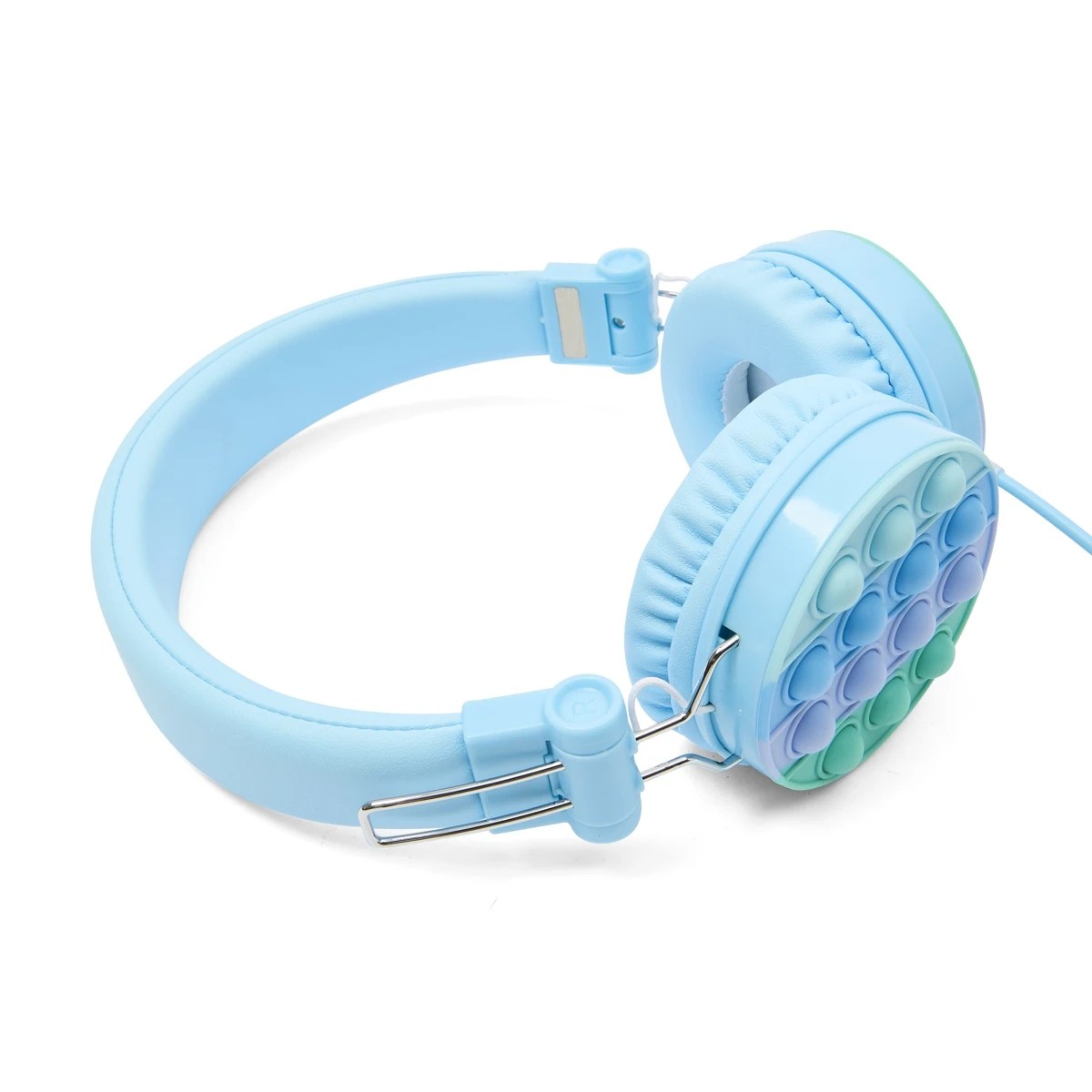 5 Wired Kids Pop-it Headphones - Blue, 5 of 10