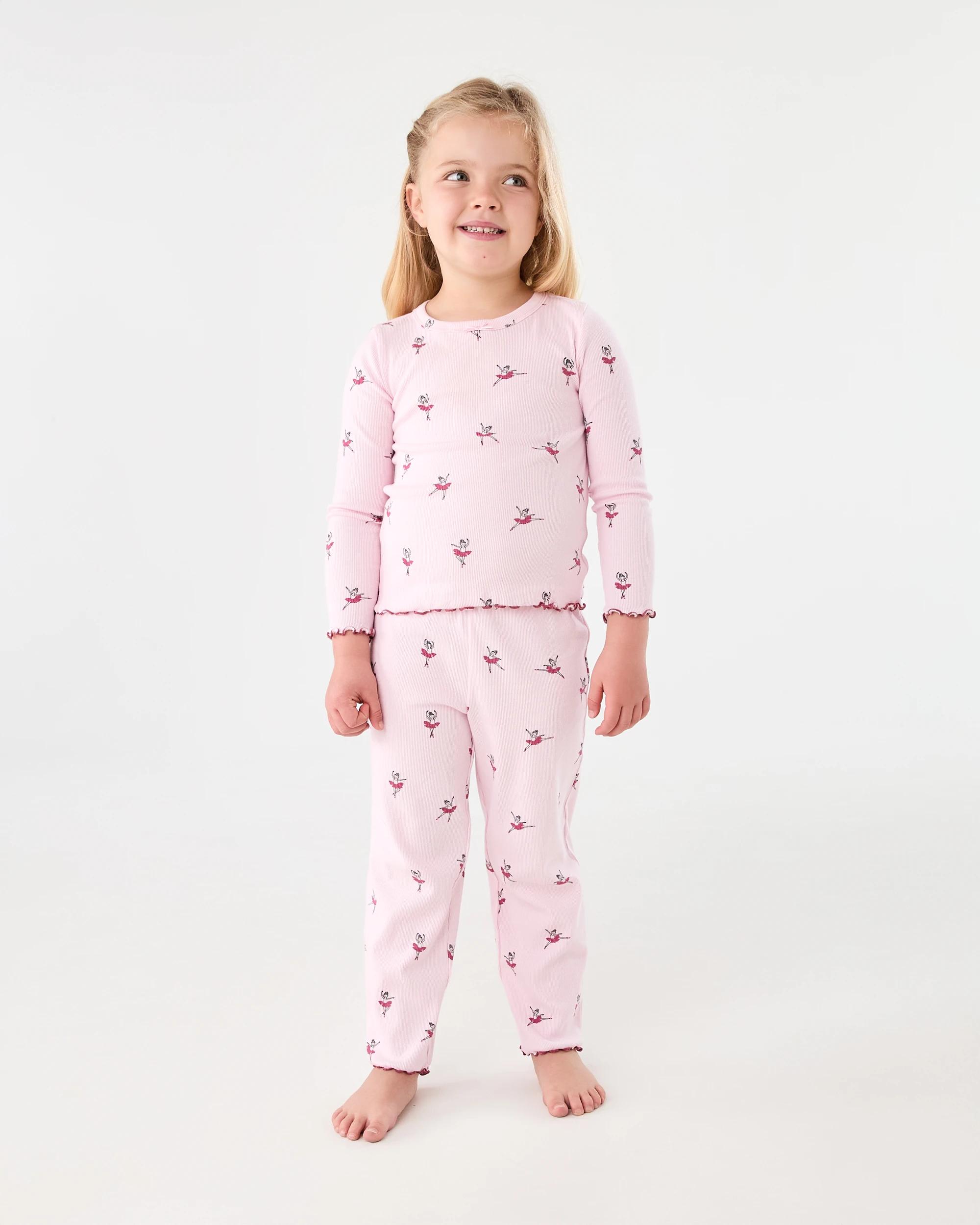 1 Ribbed Pyjama Set Pnk Balt, 1 of 7