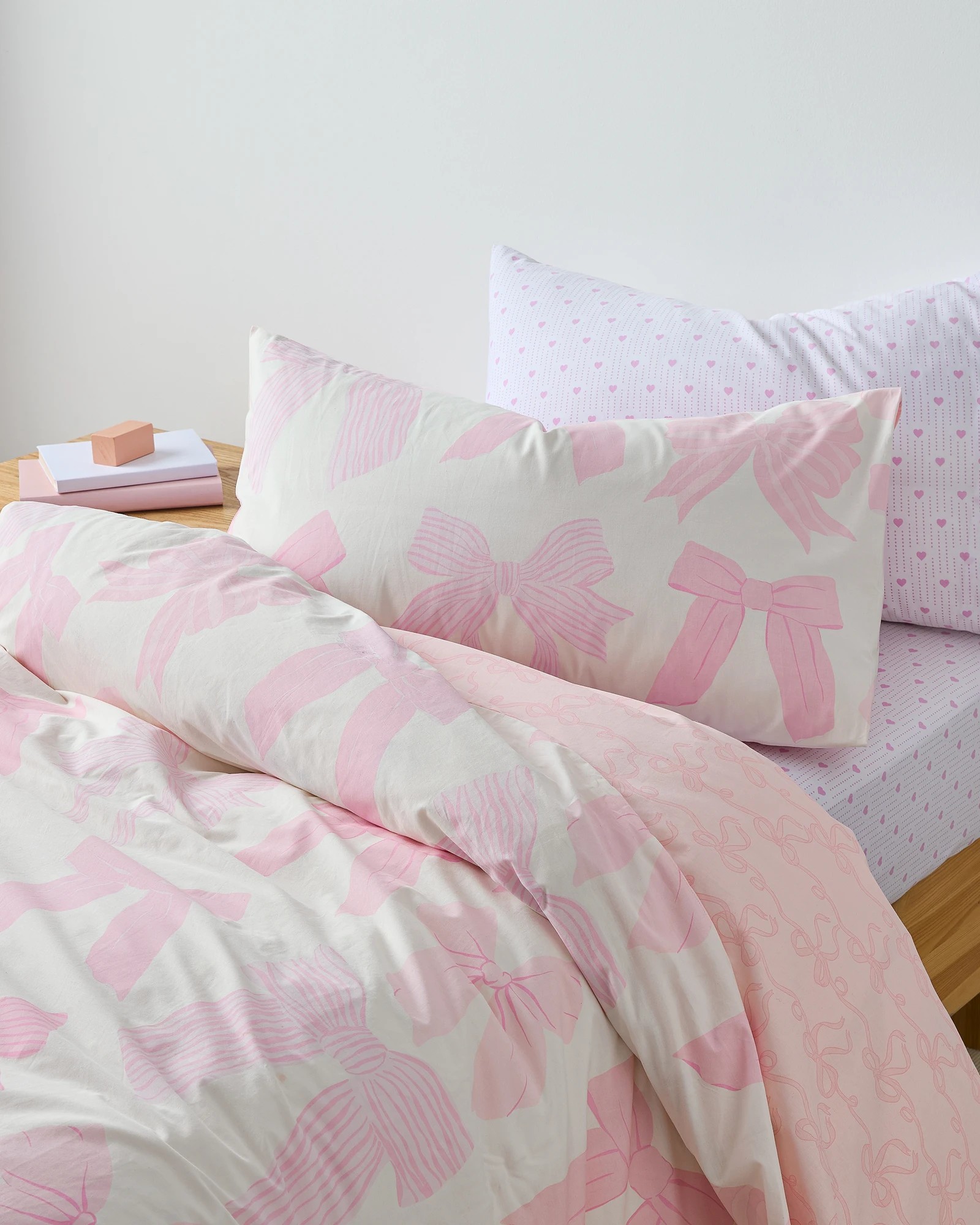 3 Target Bella Bows Kids Cotton Quilt Cover Set
 - Double Bed
 - Pink, 3 of 6