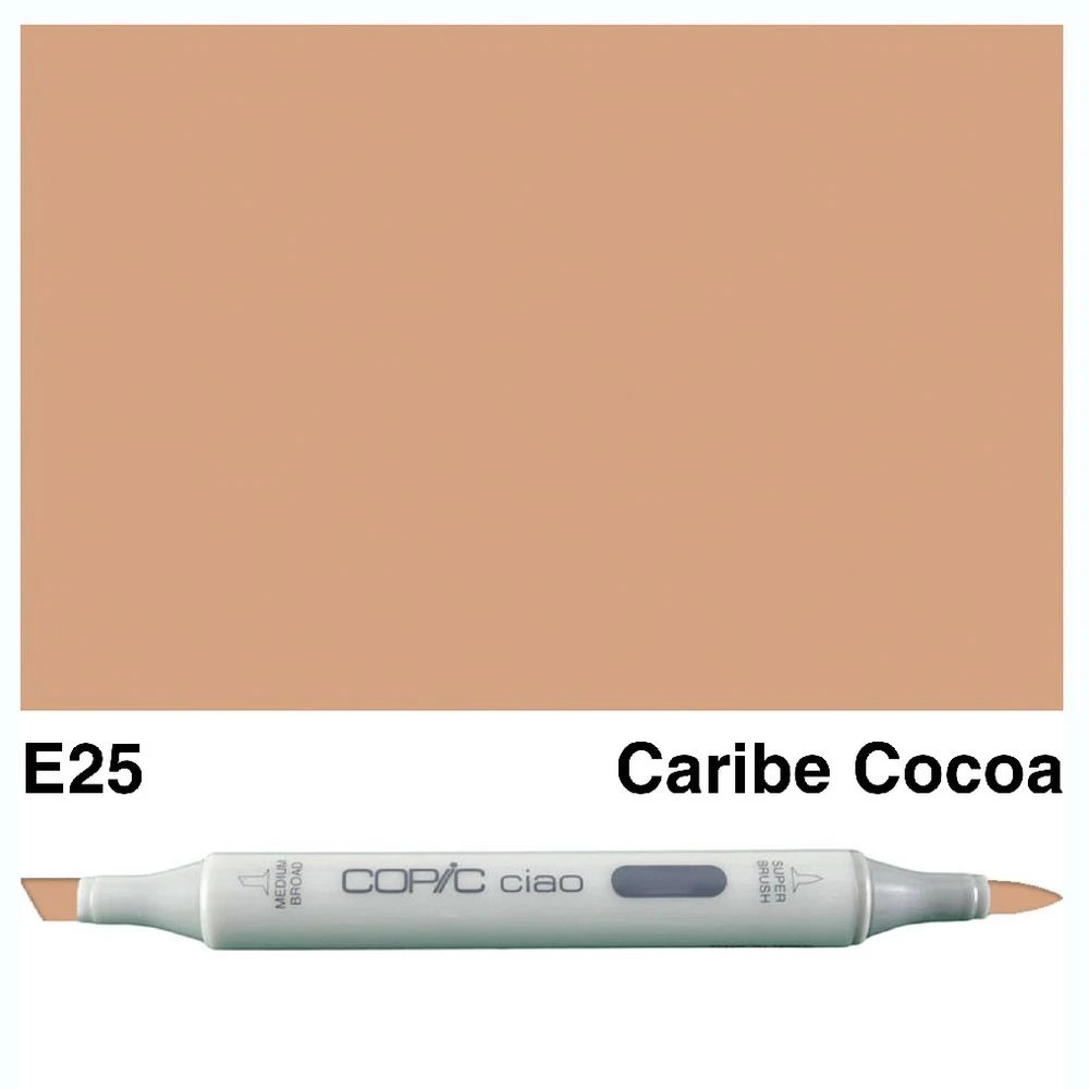 3 Copic Ciao Dual Nib Marker E25 Caribe Cocoa, 3 of 3
