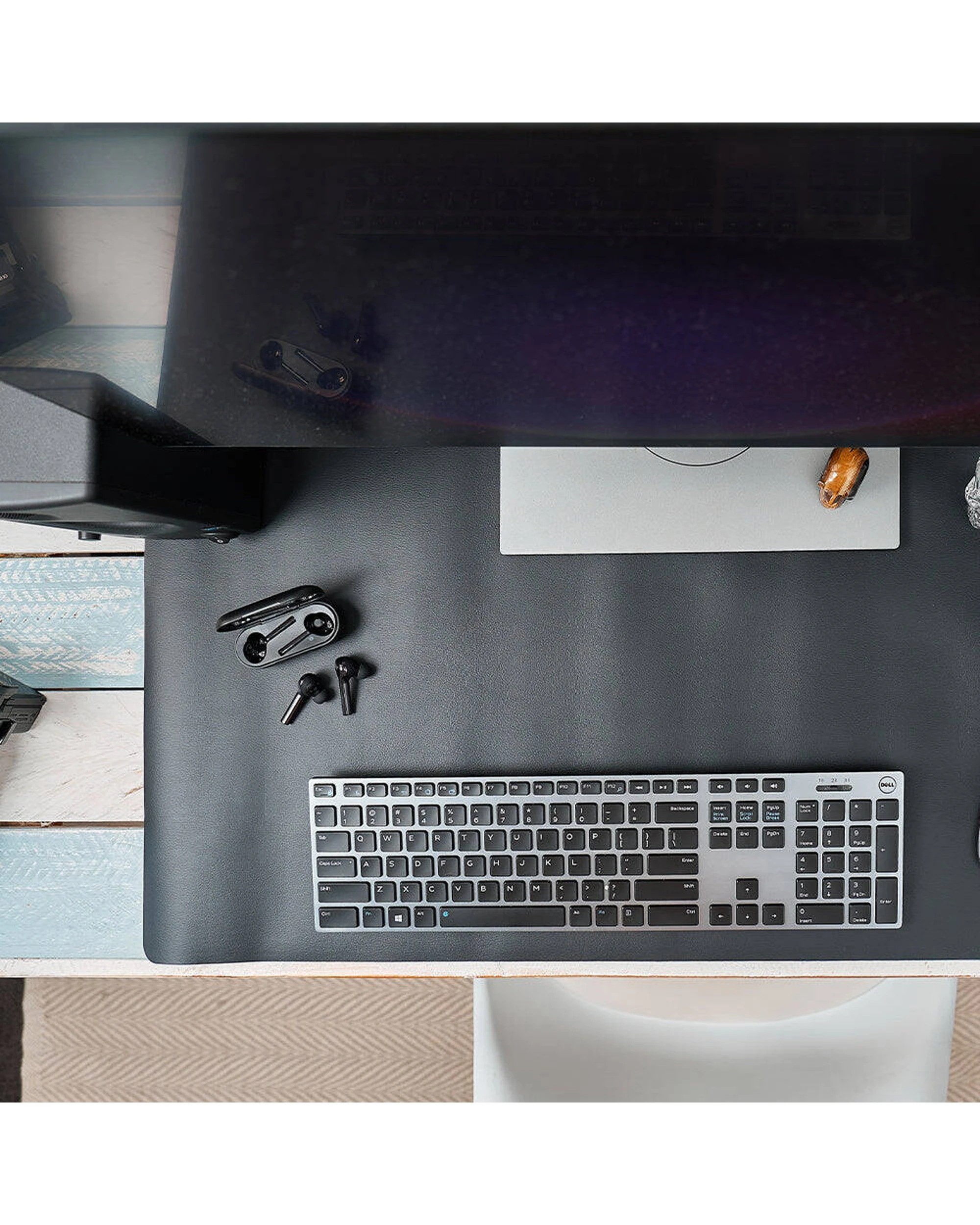 3 Annabel Trends Home Office Desk Leather Mat Rectangle Durable 80x40cm - Black, 3 of 3