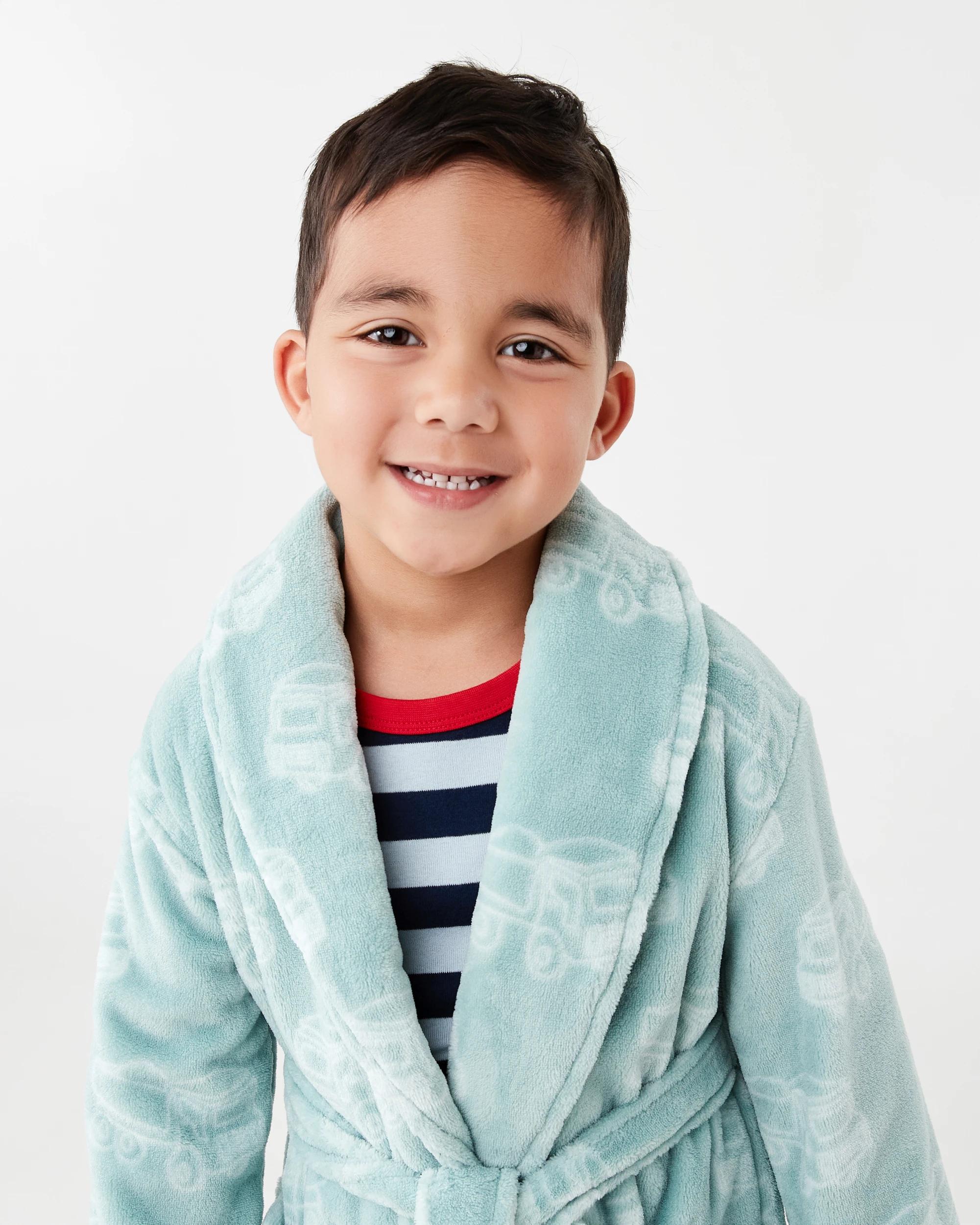 3 Printed Gown Blu Truck, 3 of 7