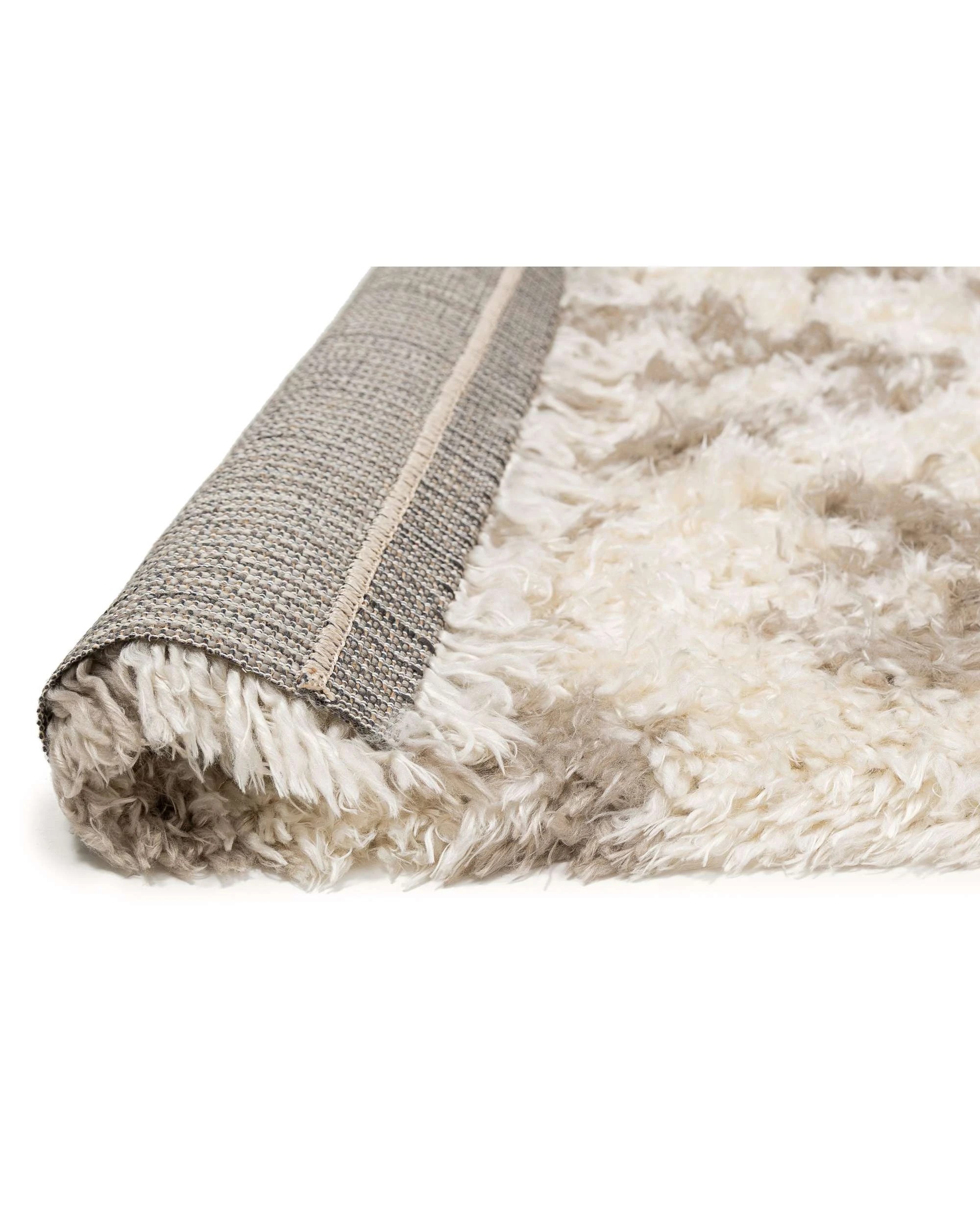 5 Loopsie Zinda Tribal Shag Rug-370cm x 280cm - White, 5 of 8