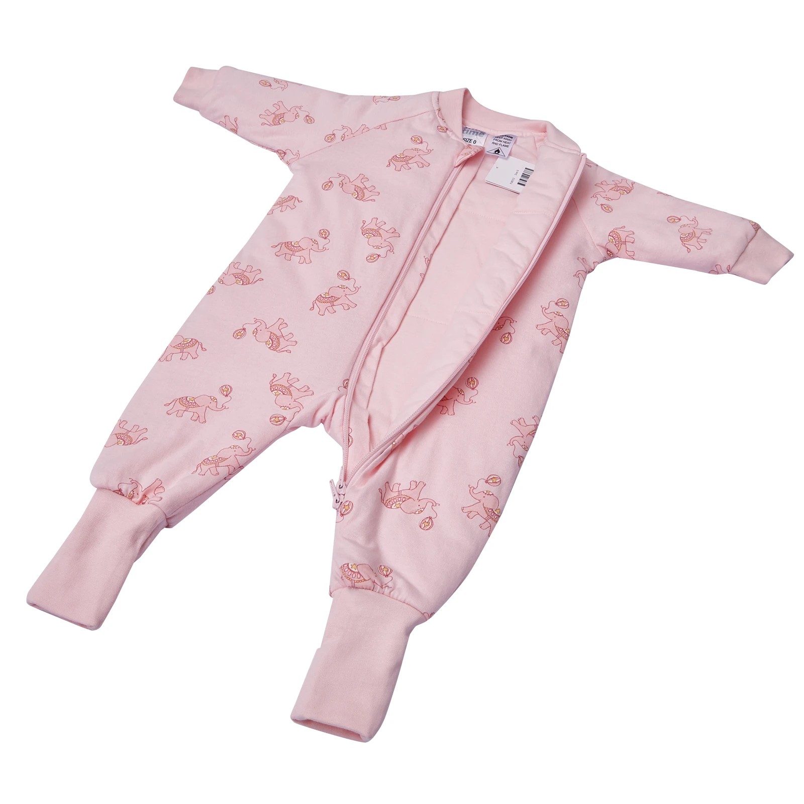 2 Snugtime Long Sleeve Padded Sleepsuit, 2 of 6