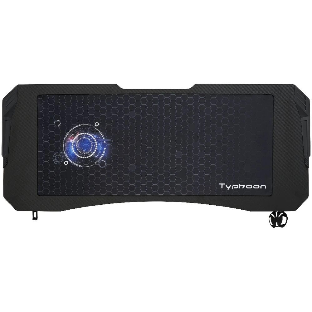 3 Typhoon Gaming Desk Mat 1400 x 600mm Black, 3 of 5