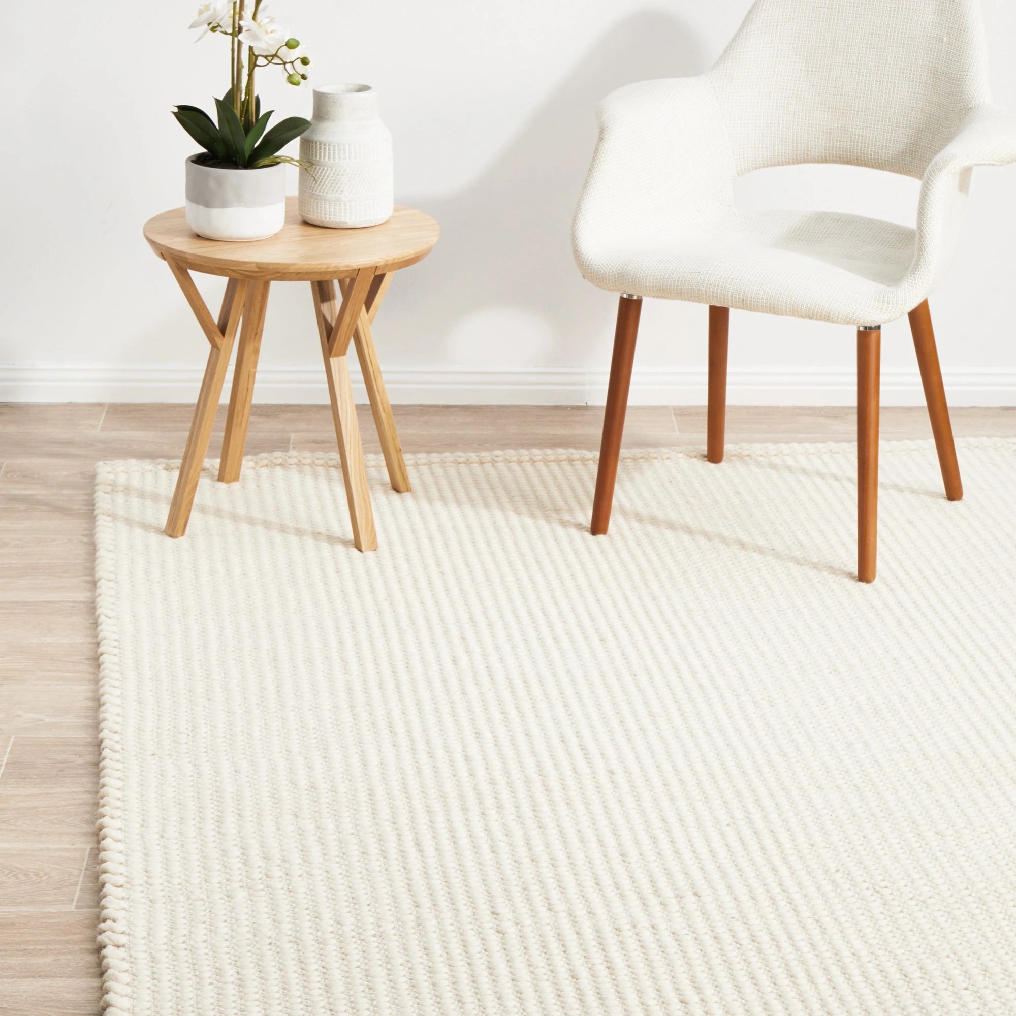 3 Common Ground Rugs Nordica 300 400x300cm - Extra Extra Large Wool Rug - White, 3 of 9