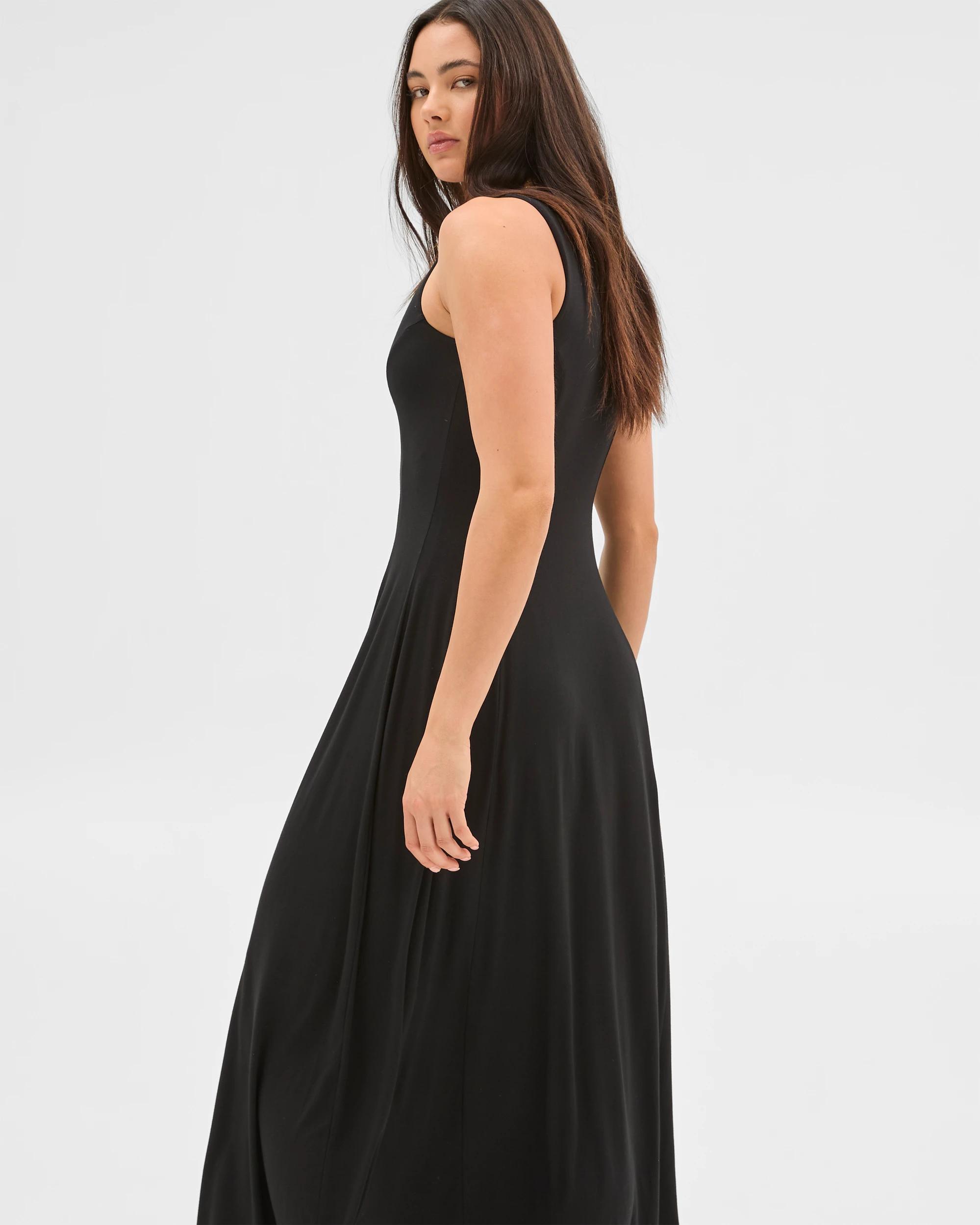 3 Drape Dress - Lily Loves BLACK, 3 of 5