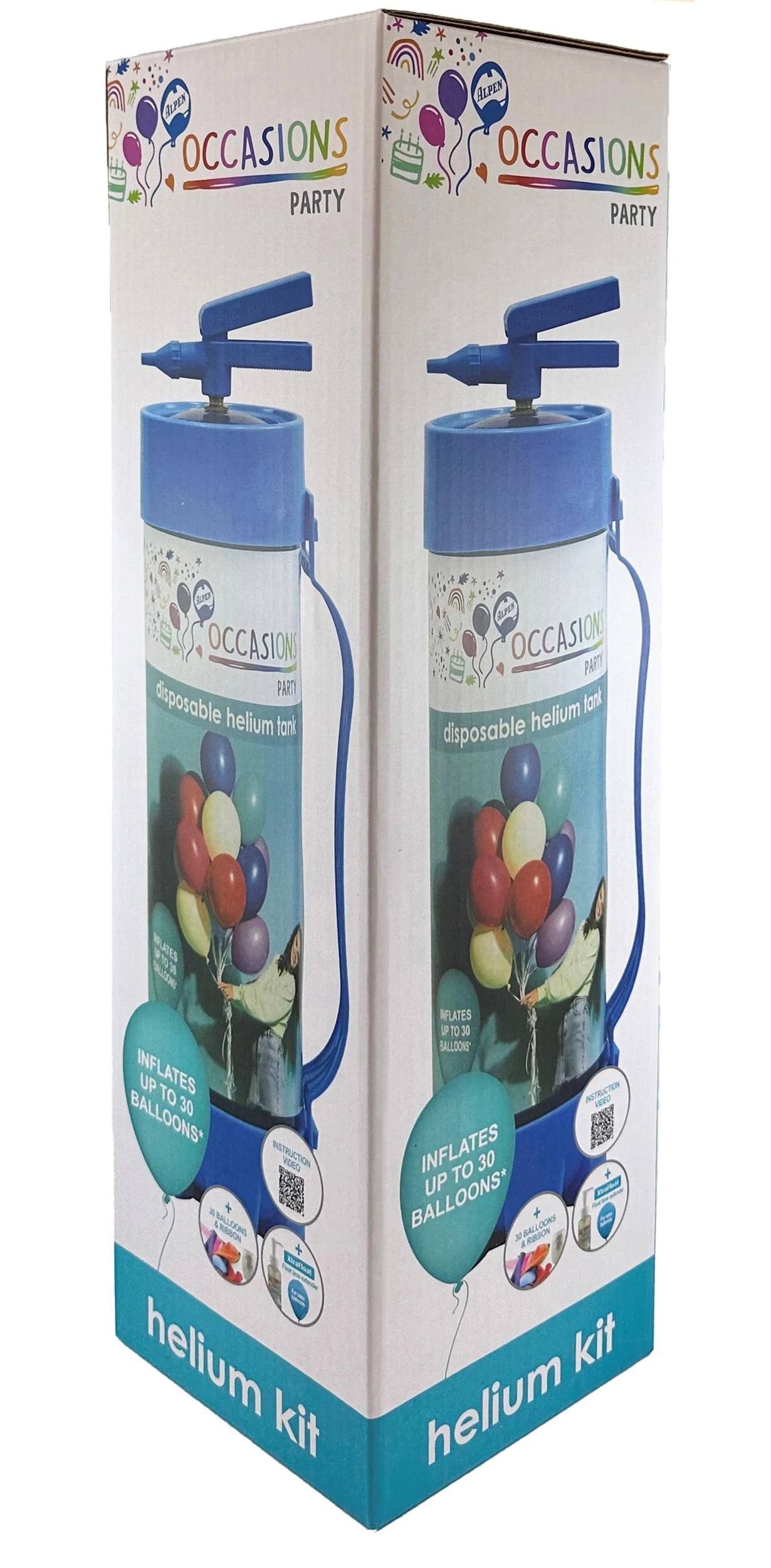 2 Alpen Occasions Disposable Helium Tank Kit - Small, 2 of 7