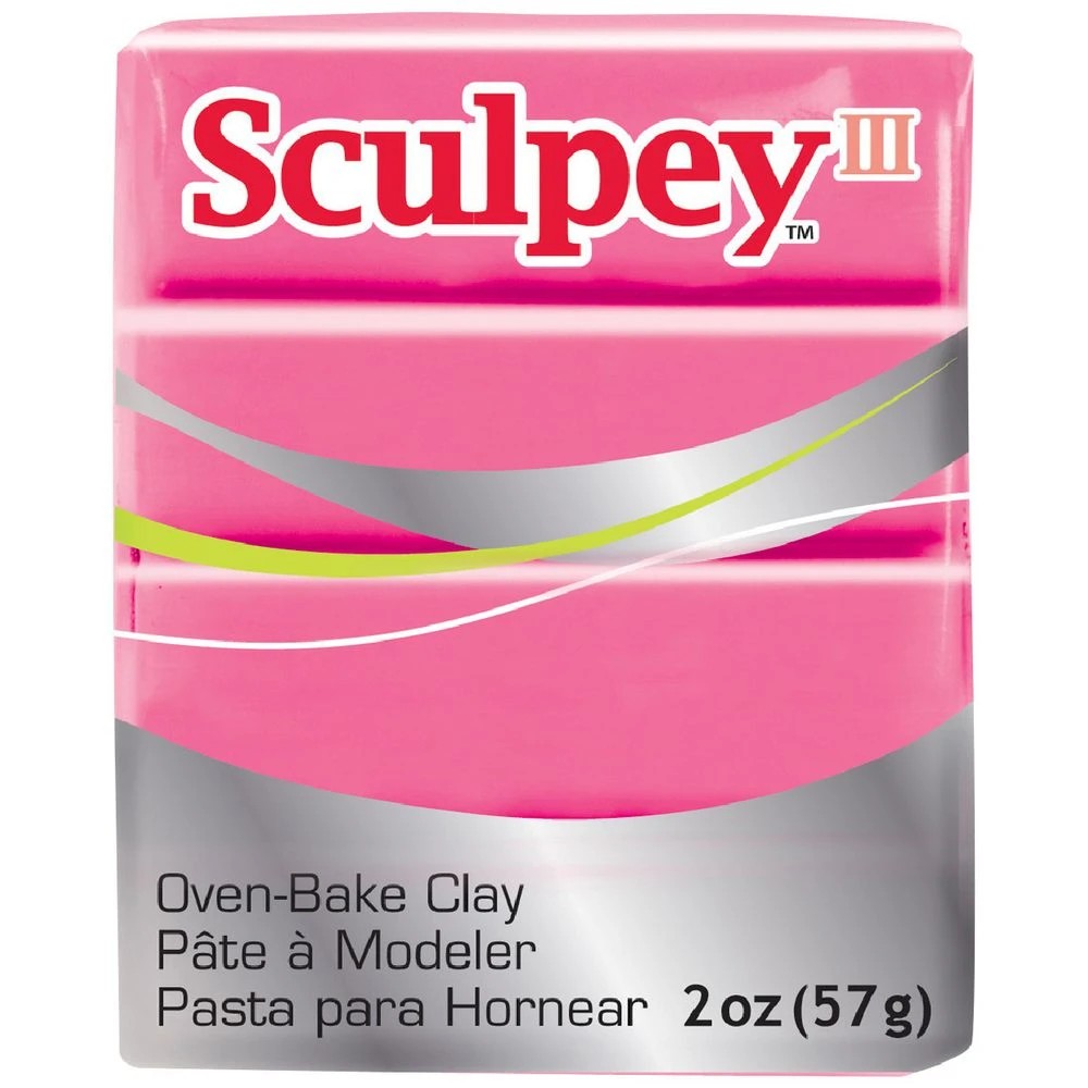 1 Sculpey III Modelling Clay Candy Pink 57g, 1 of 3