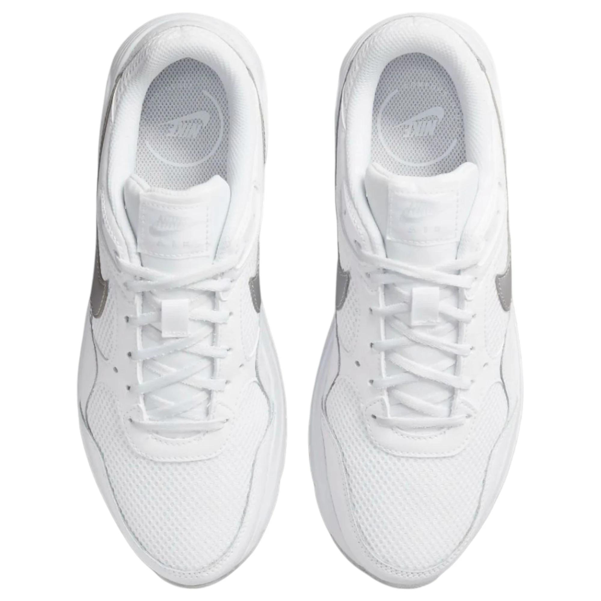 4 Nike Womens SC White/ Metallic Platinum Athletic Shoes WHITE/METALLIC PLATINUM, 4 of 7
