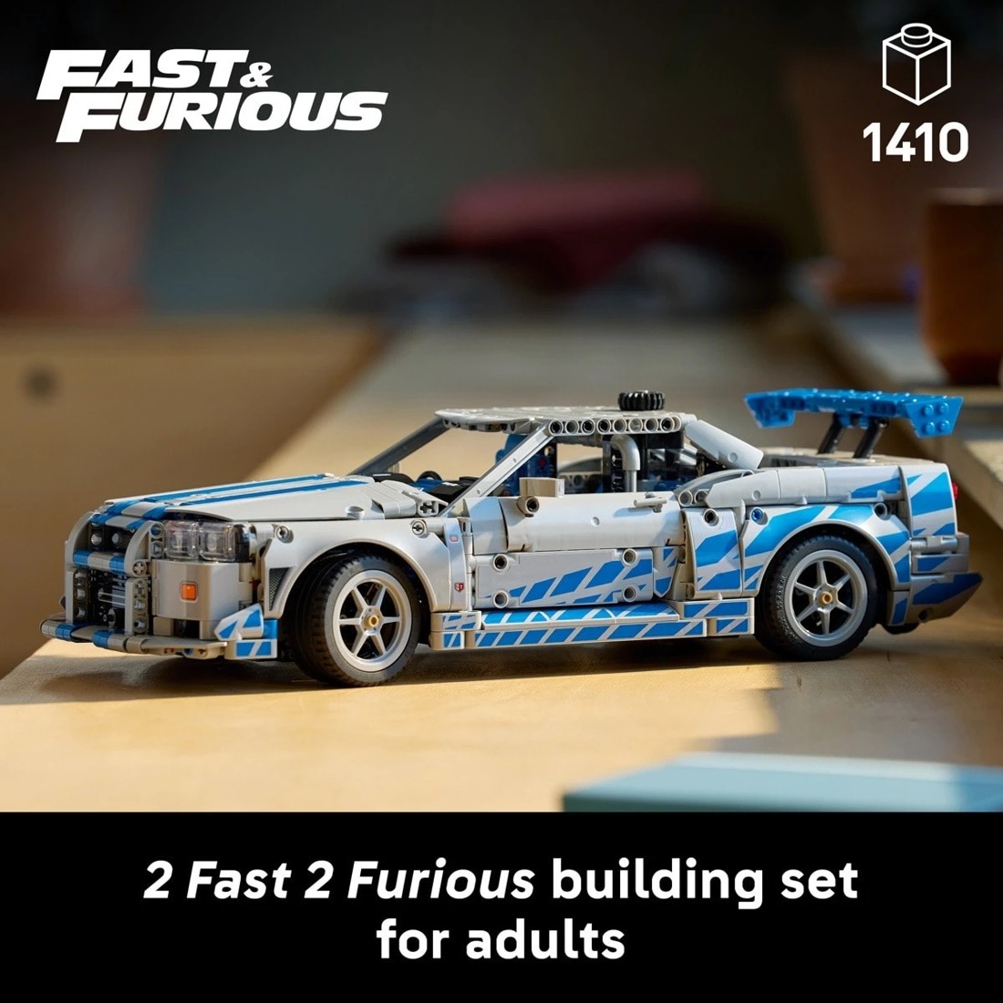 4 LEGO Technic 2 Fast 2 Furious Nissan Skyline GT-R (R34) Car 42210, 4 of 10