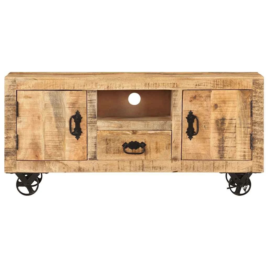 2 Vidaxl Tv Stand Wooden Tv Stand - Brown, 2 of 10