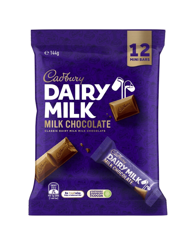 12 Pack Cadbury Dairy Milk Chocolate 