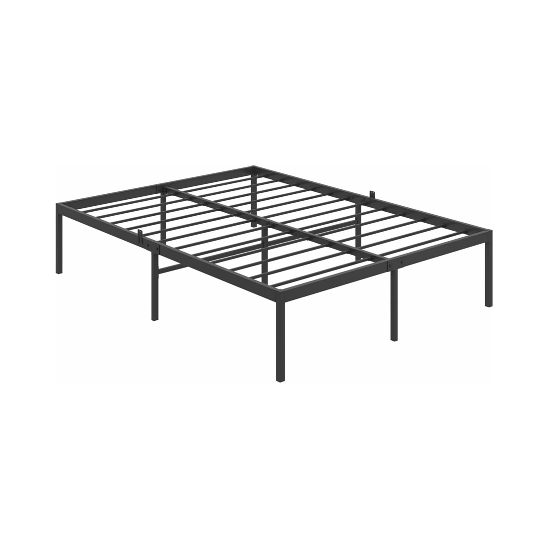 1 Advwin Double Metal Bed Frame Black, 1 of 8