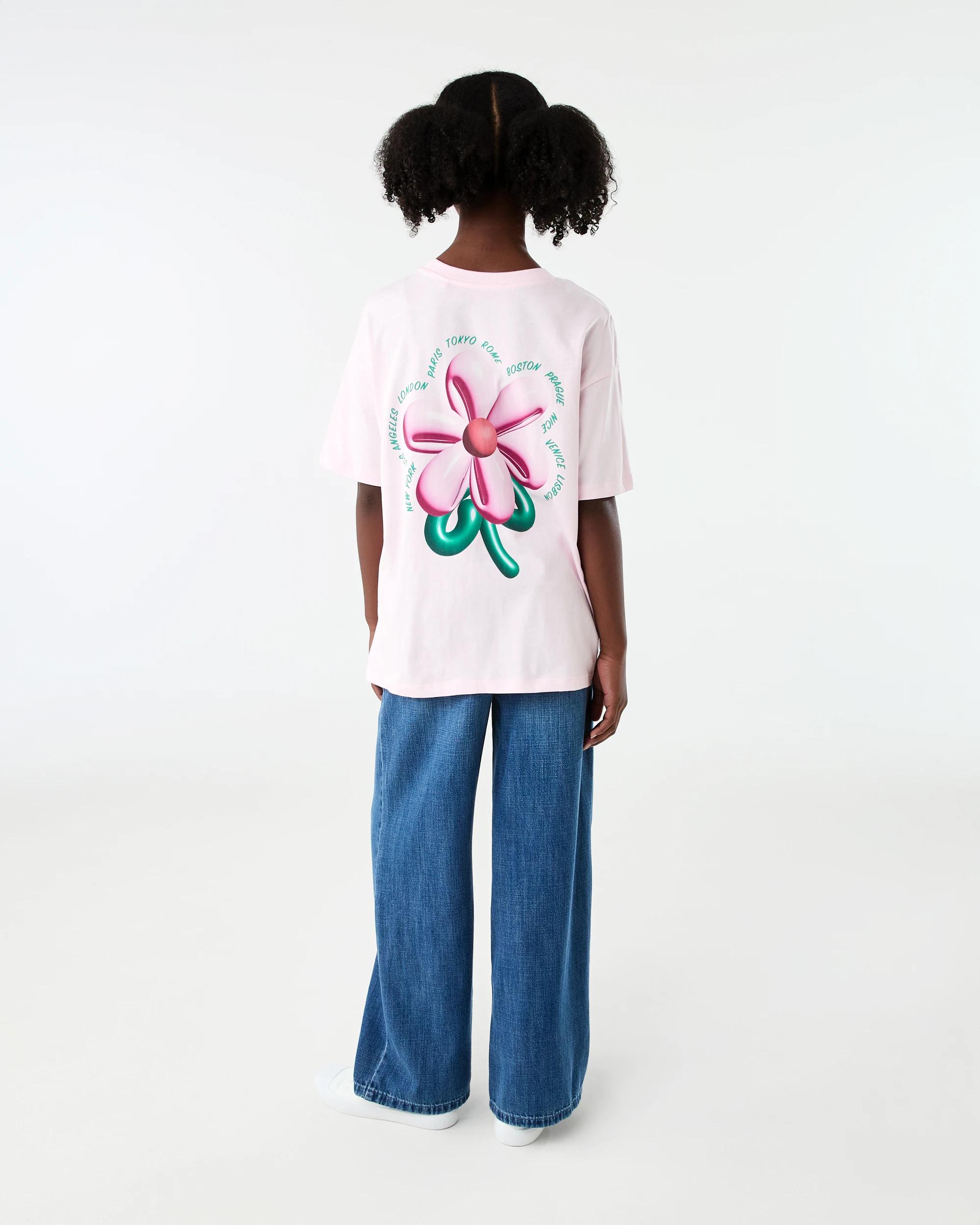 8 Oversized T-shirt Pnk Flower, 8 of 8