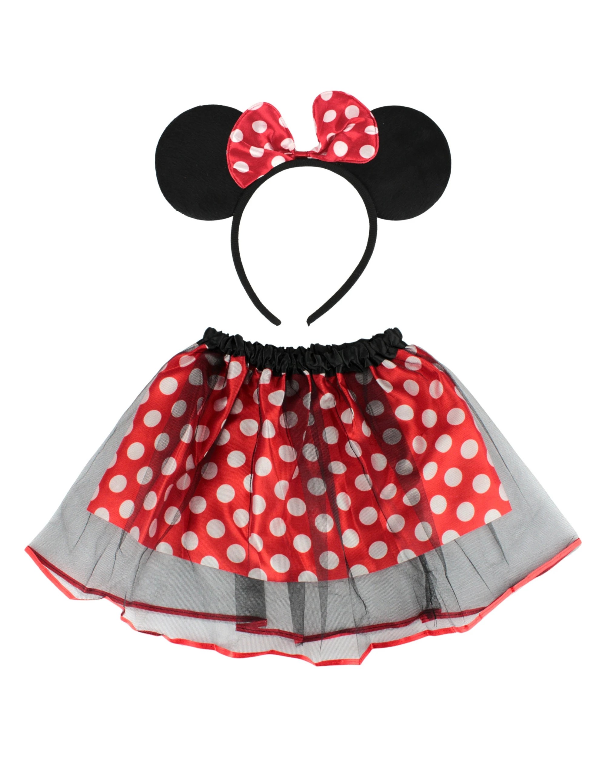 1 Party Planet Girls Minnie Tutu and Headband Set, 1 of 3