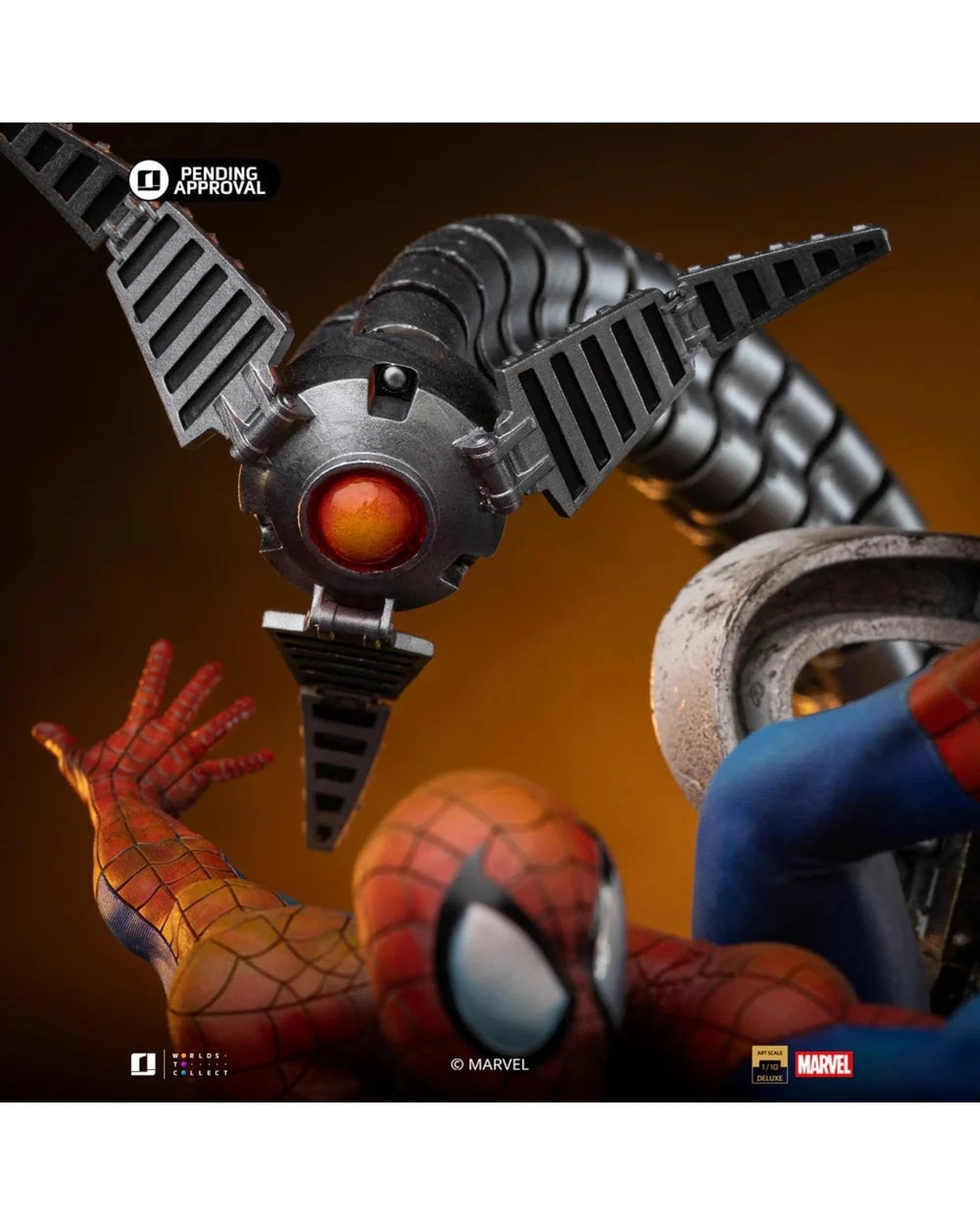 8 Marvel Comics Spider-Man Iron Studios 10th Anniversary Spider-Man Special Edition 1:10 Scale Statue, 8 of 10