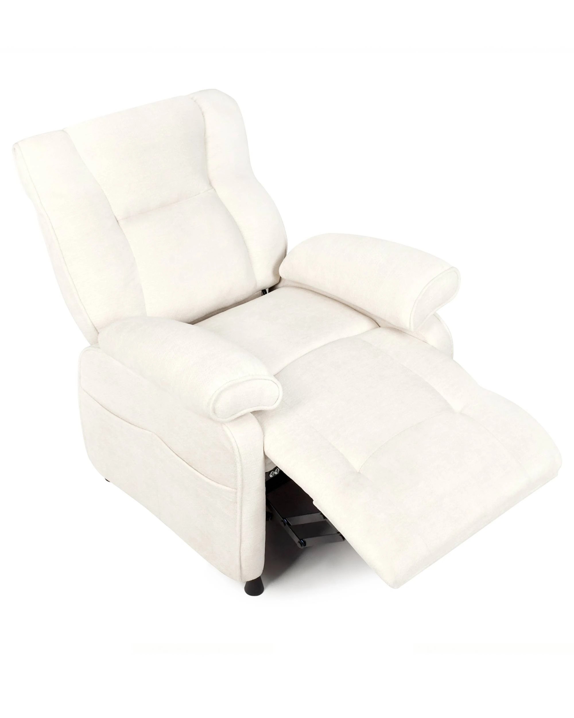 3 Advwin Recliner Chair Electric Adjustable Backrest and Footrest Lounge Armchair - Beige, 3 of 9