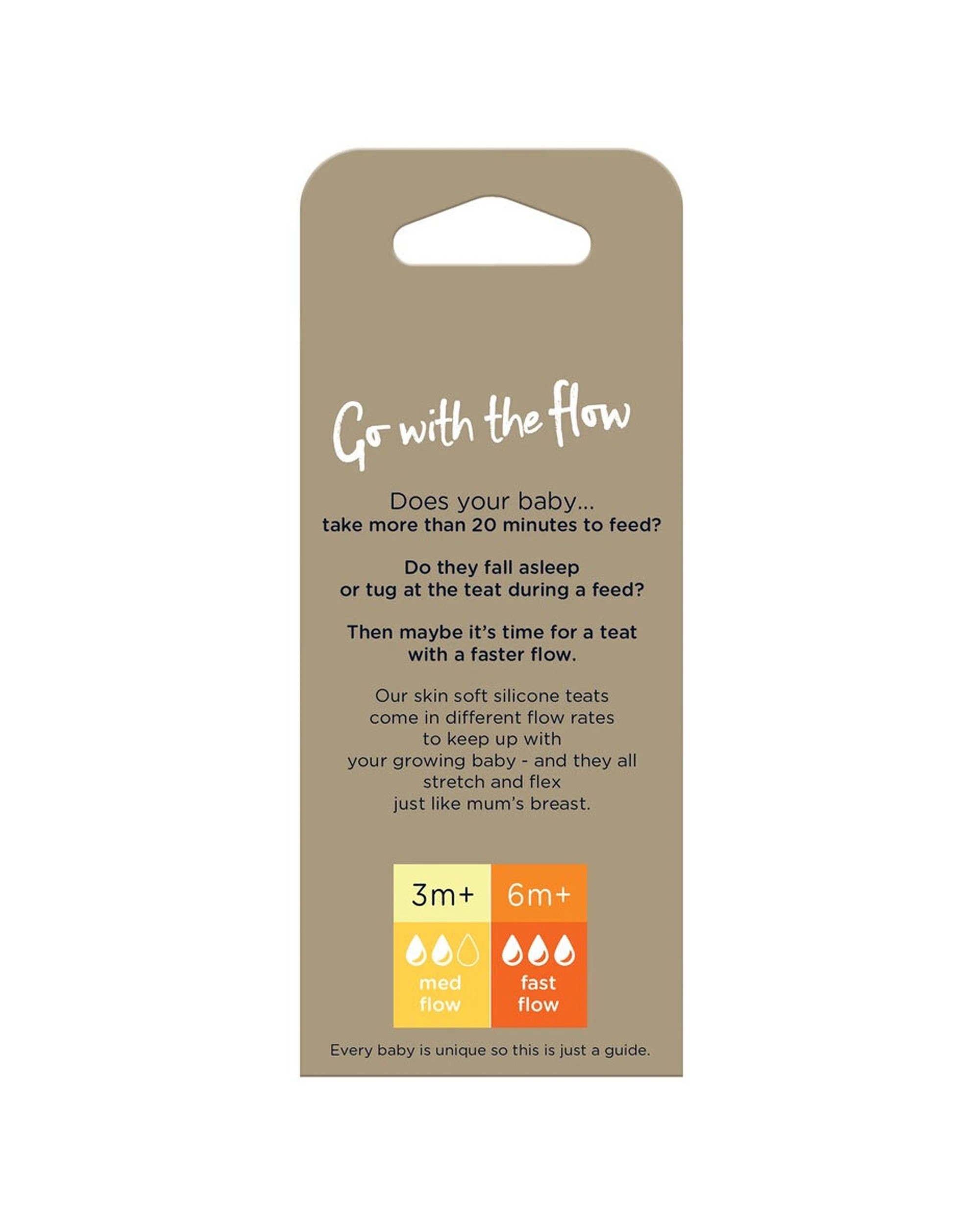 3 Tommee Tippee 2pc Advanced Anti-colic Fast Flow Baby Teats 6 Months Plus
 - Clear, 3 of 3