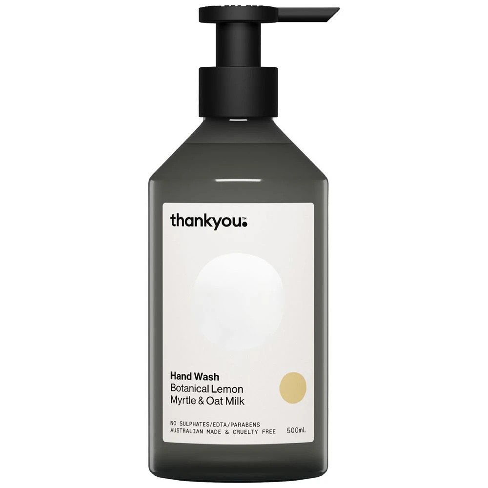 1 Thankyou Handwash Botanical Lemon Myrtle & Oat Milk 500mL, 1 of 5