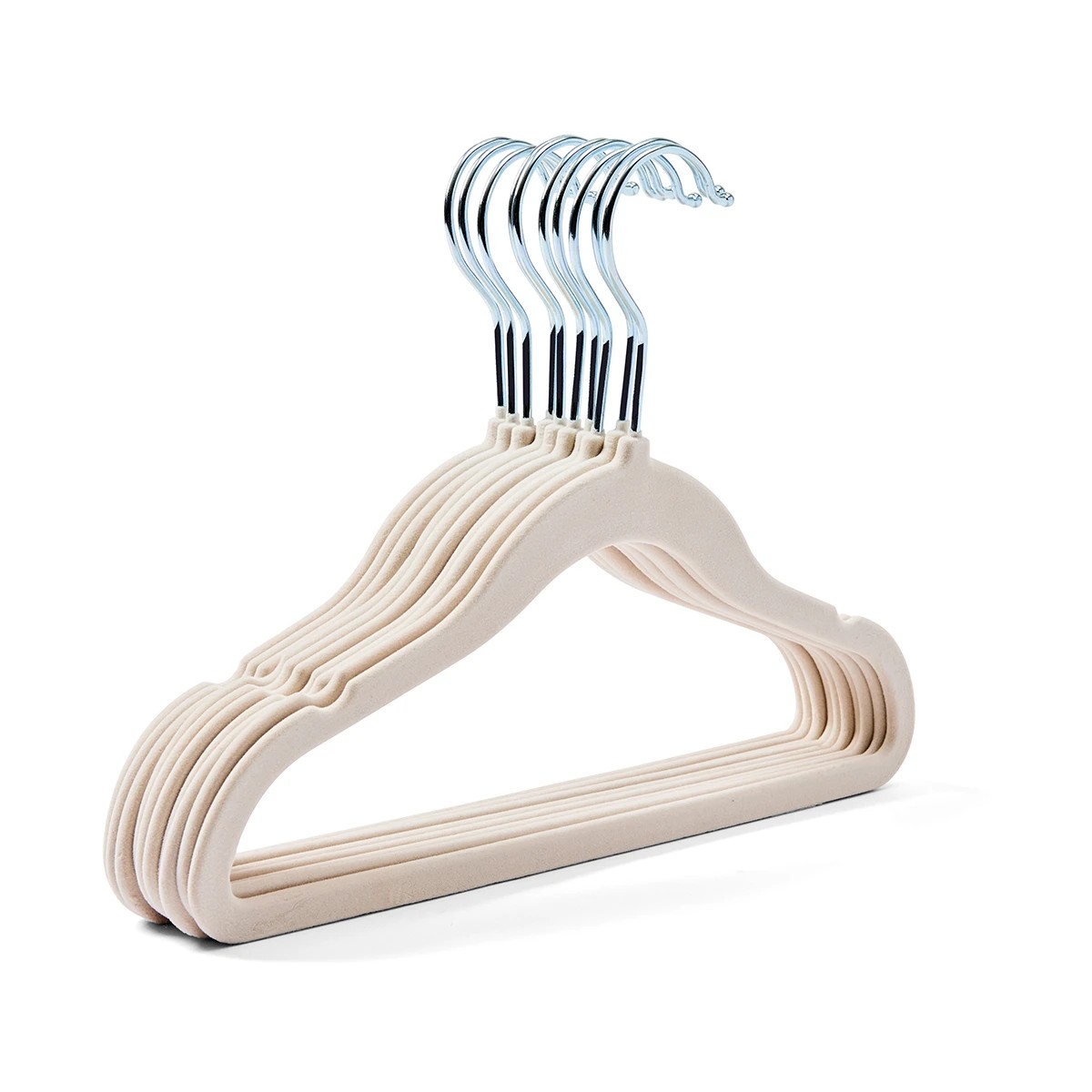 4 10 Pack Kids Flocked Hangers, 4 of 7