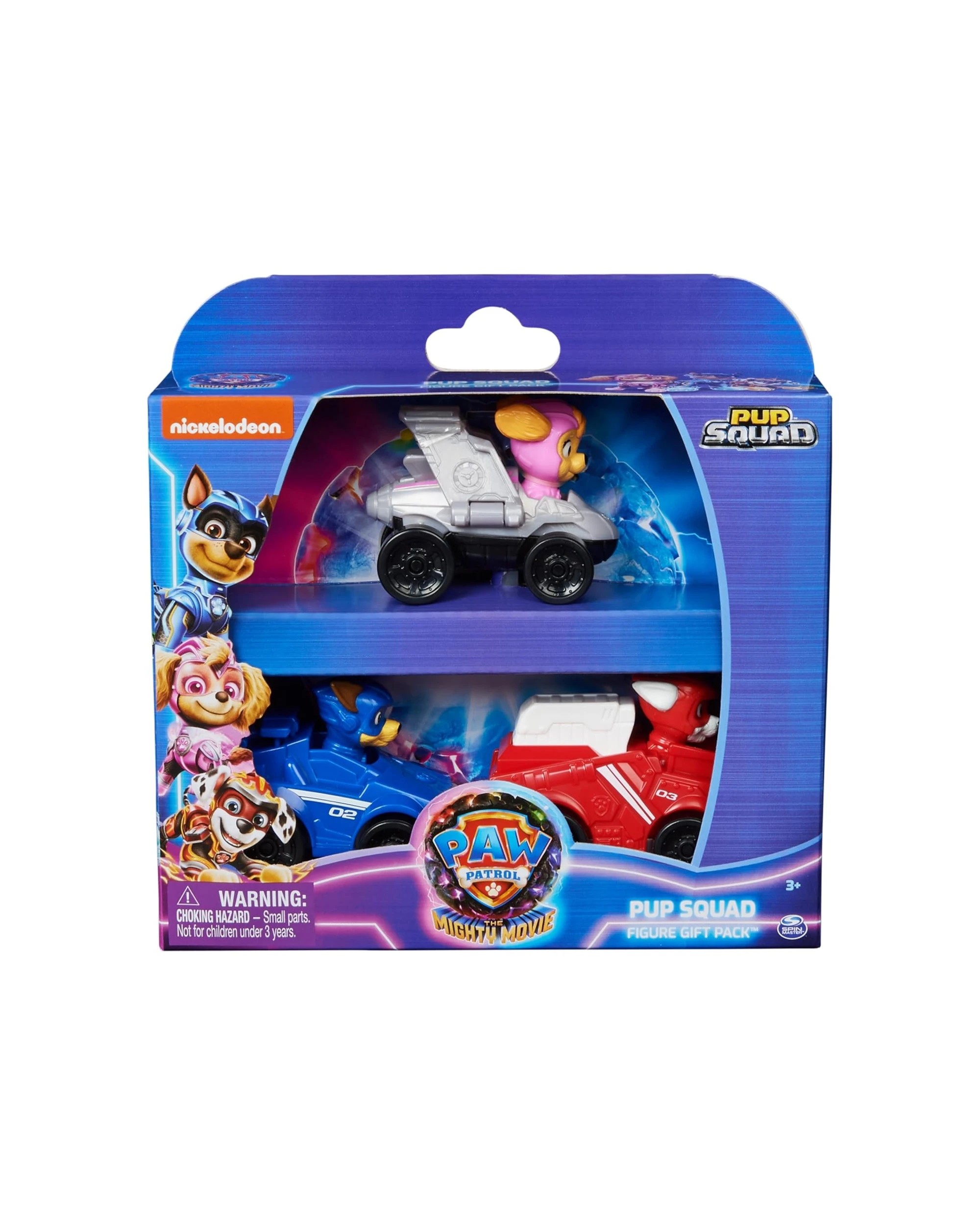 1 Paw Patrol Pup Squad Racers Vehicle Gift Set With Chase,Marshall,Skye - Multi, 1 of 5
