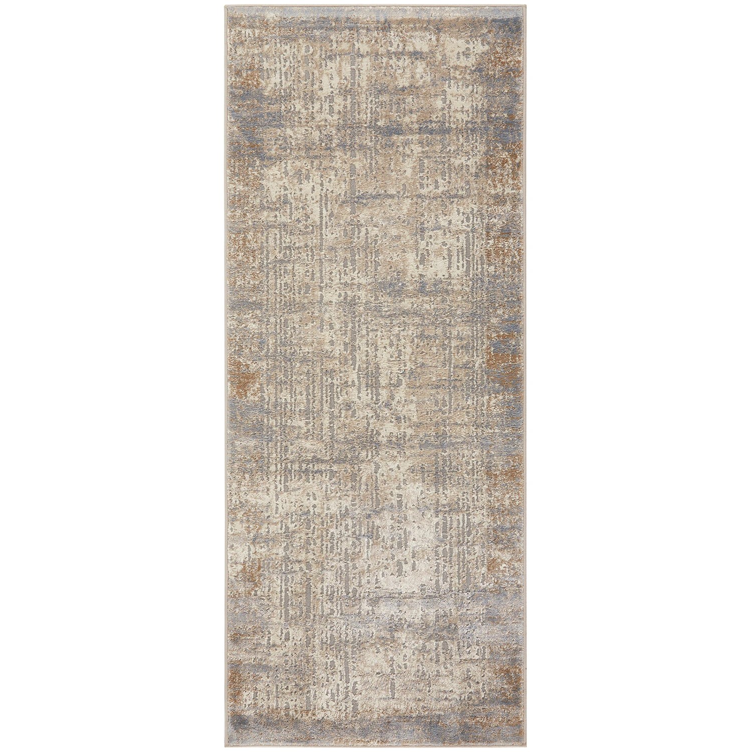 2 Common Ground Rugs Headland Nola 200x80cm - Small Runner Power Loomed Pet Friendly Rug - Beige, 2 of 6