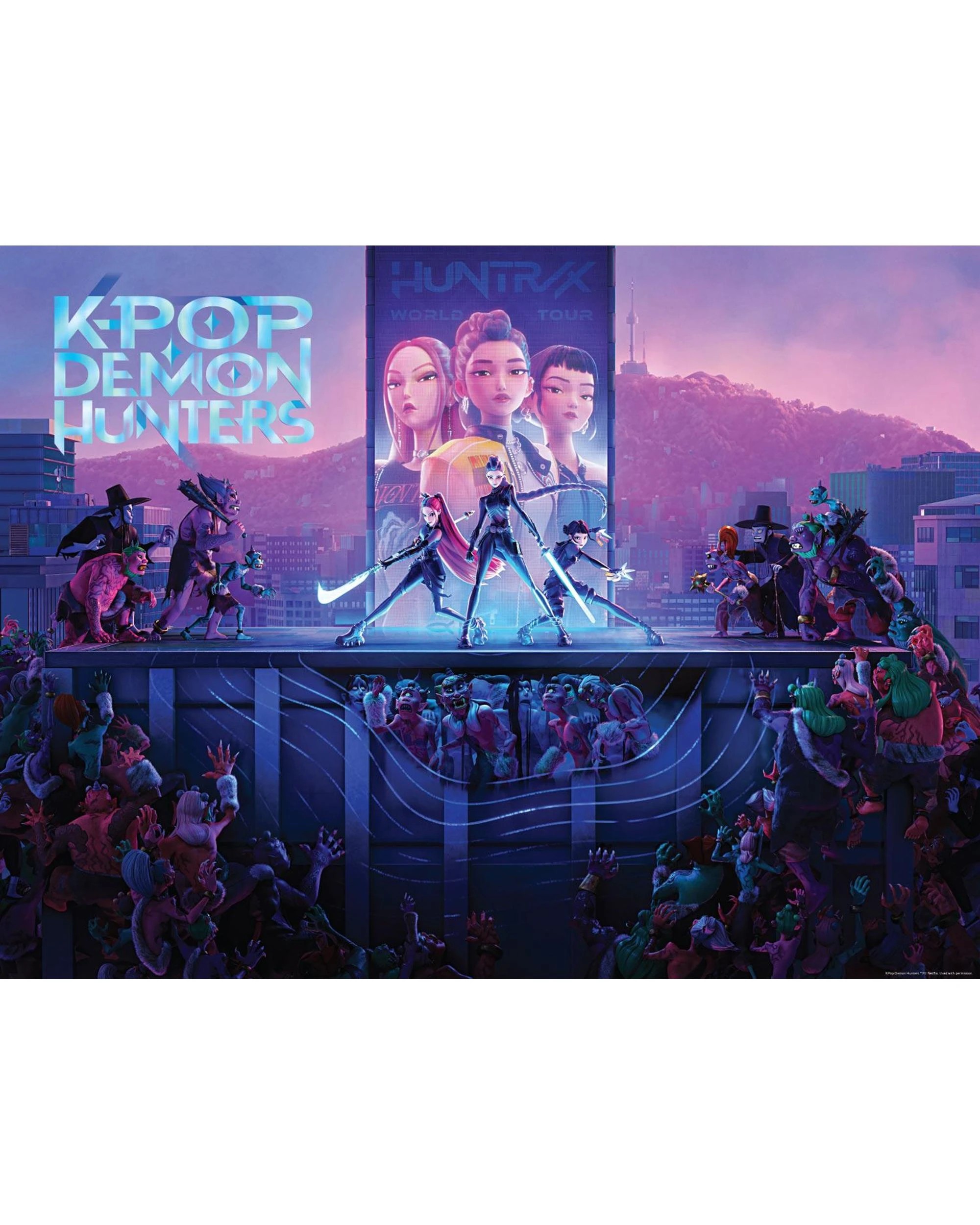 2 Impact Puzzles K-Pop Demon Hunters Stage 500 Piece Jigsaw Puzzle, 2 of 2