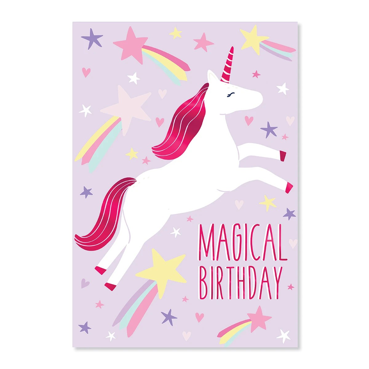 3 Connections from Hallmark Birthday Card - Unicorn, 3 of 3
