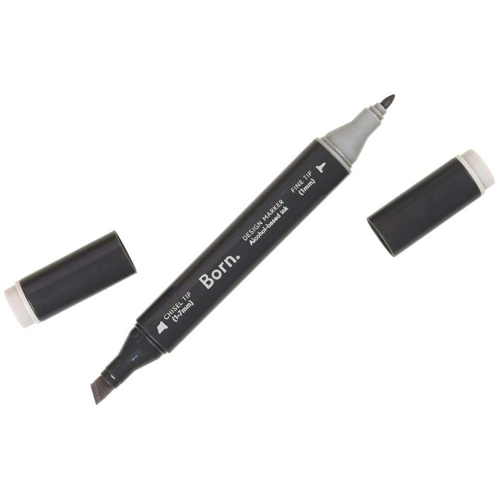 3 Born Professional Dual-Tip Artist Marker Whisper E685, 3 of 4