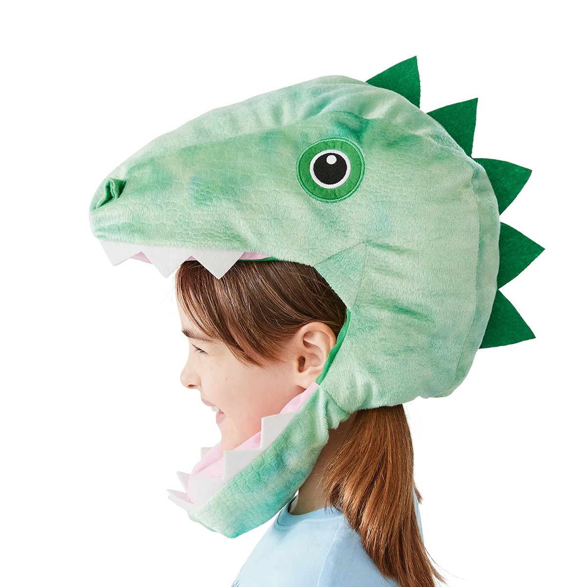 2 Plush Head Mask - Dino, Ages 3+, 2 of 8
