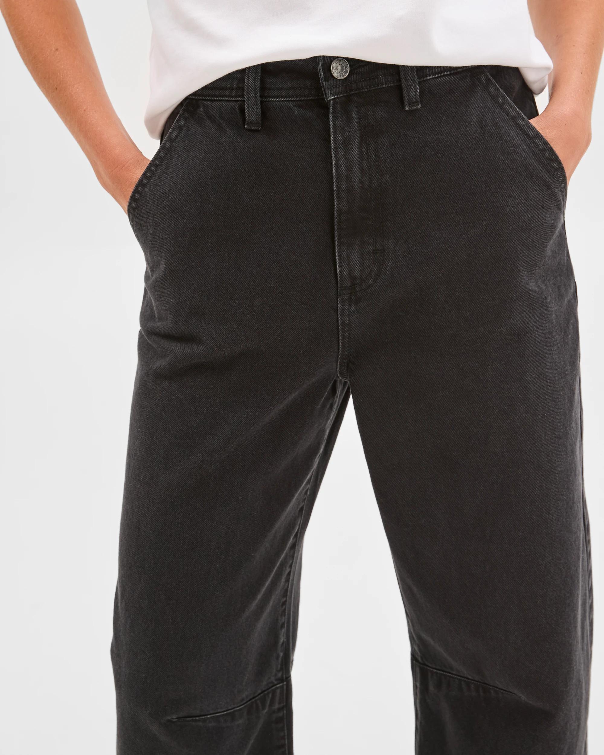 6 Target Denim Cate Relaxed Barrel Denim Jeans CLEAN BLACK, 6 of 7