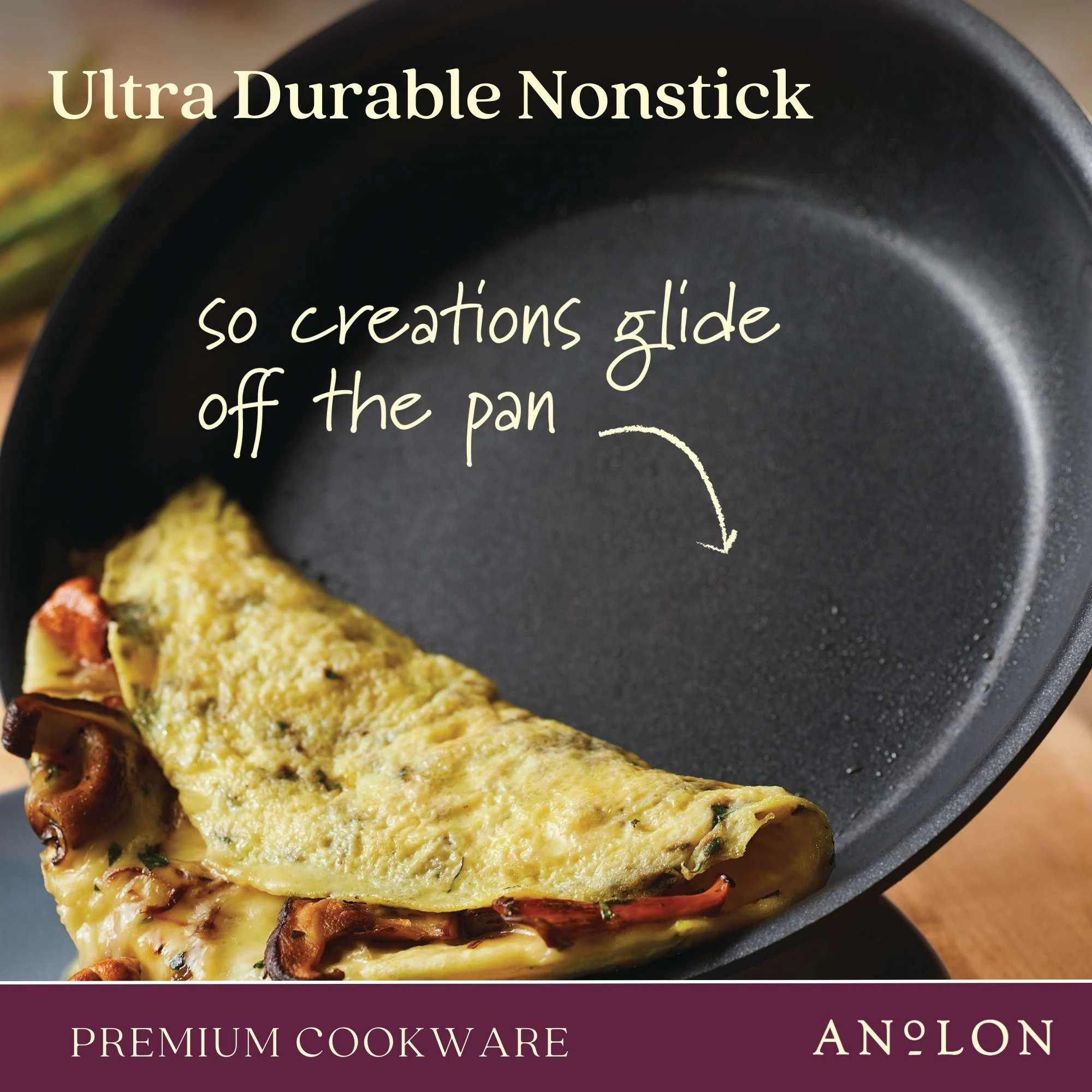 3 Anolon Professional Nonstick Skillet 20cm - Black, 3 of 5