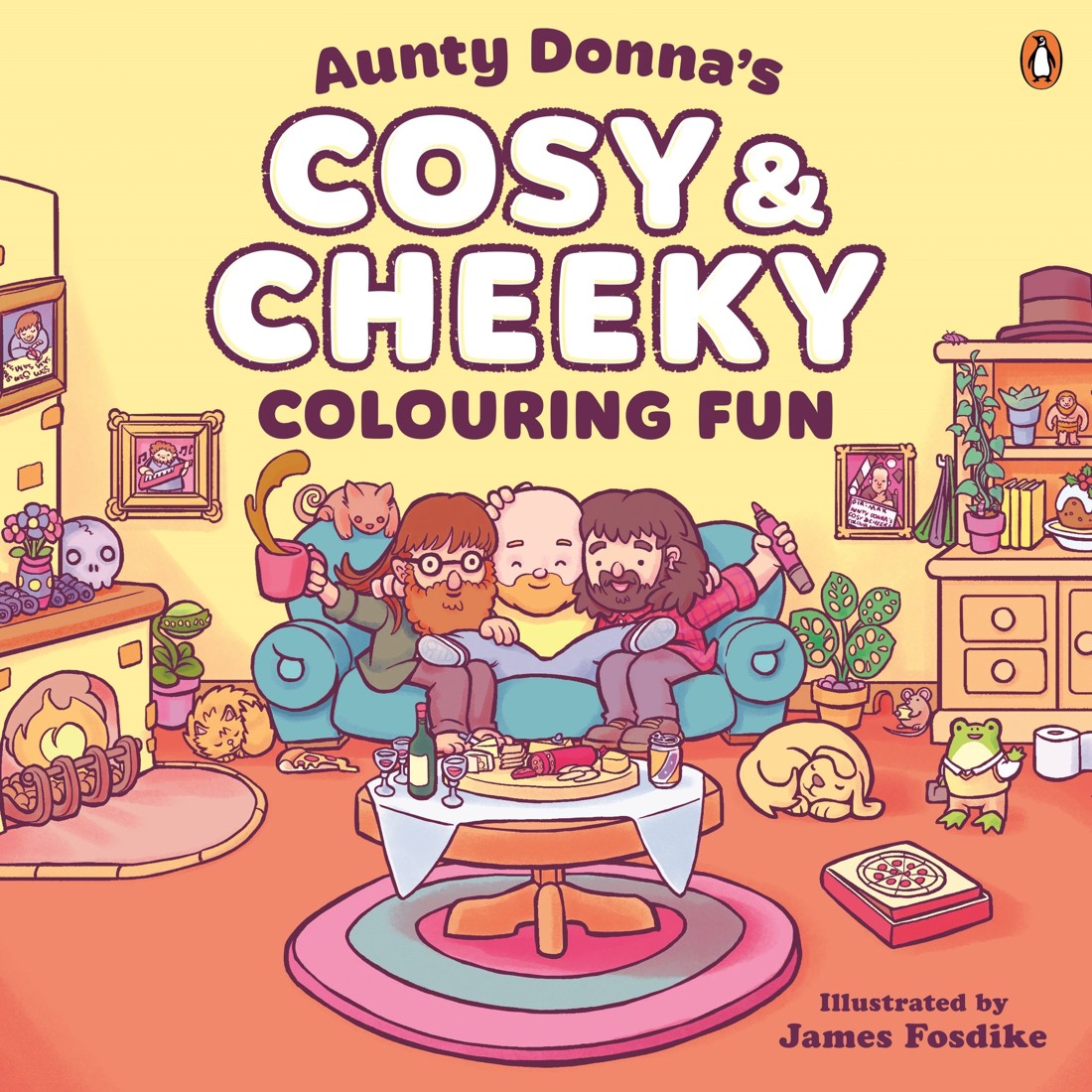 1 Aunty Donna's Cosy and Cheeky Colouring Fun by Aunty Donna - Book, 1 of 1