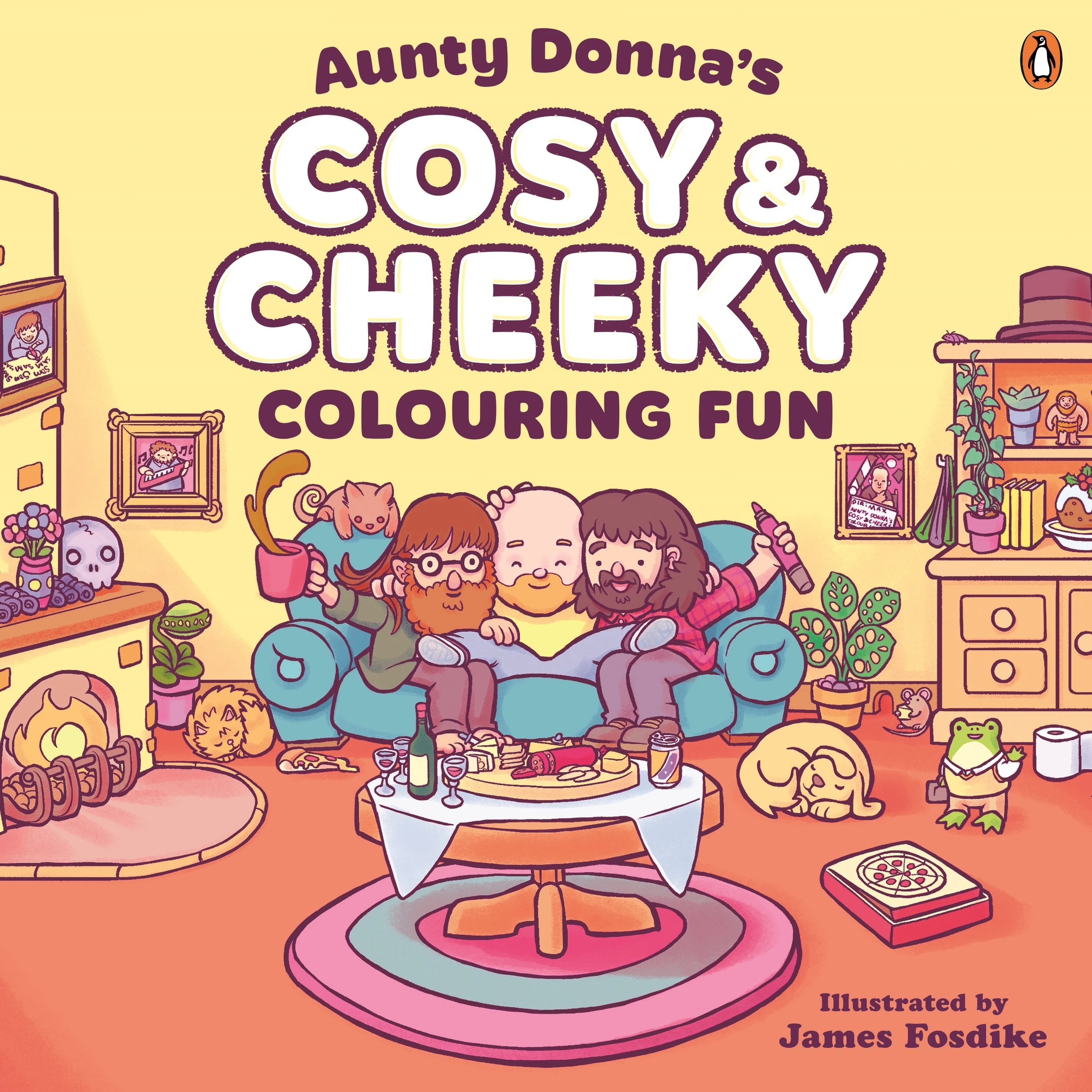 1 Aunty Donna's Cosy and Cheeky Colouring Fun by Aunty Donna - Book