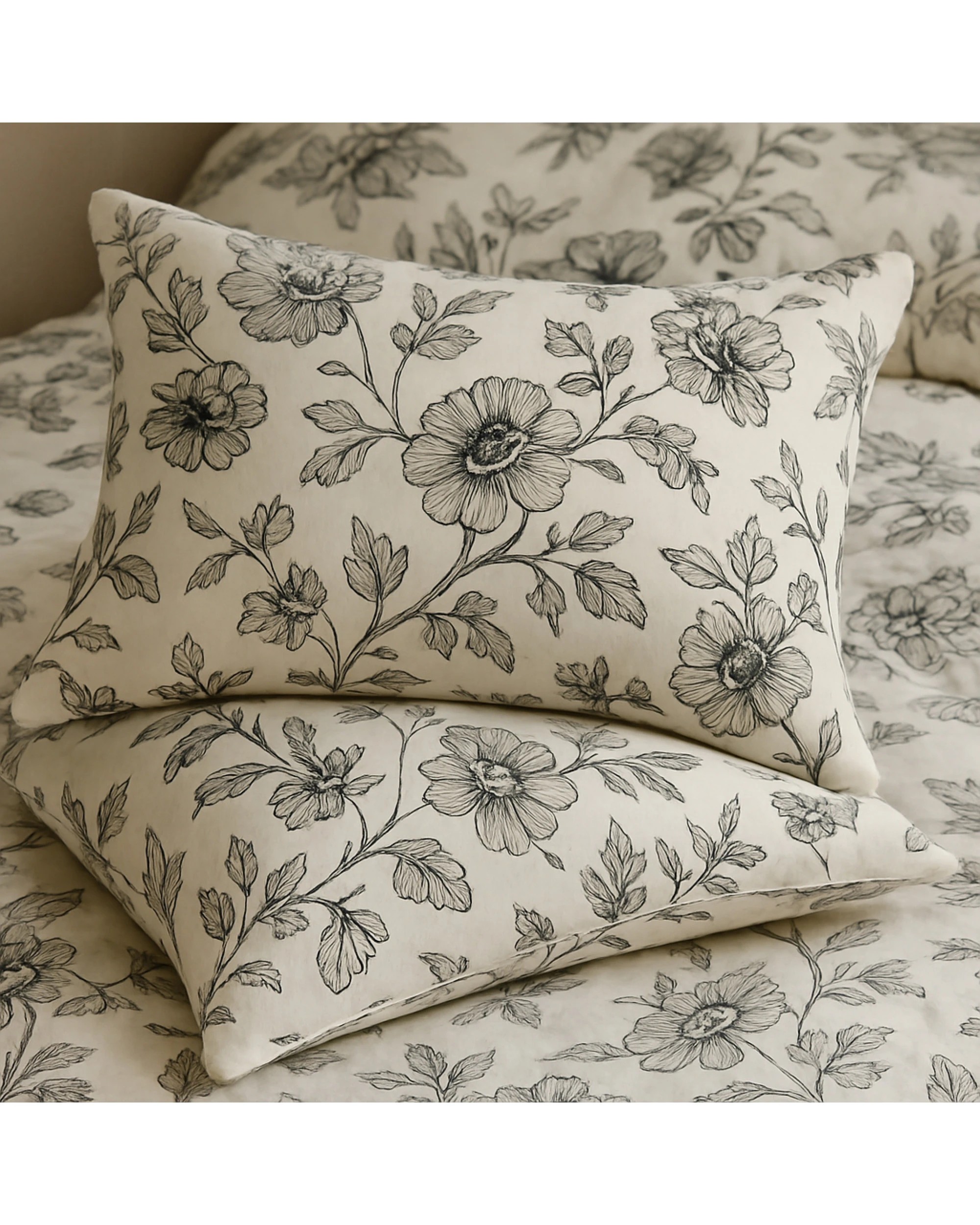 3 BR Home King Comforter Full Set w/ Fitted Sheet, 4 Pillow Covers - King Bed - Multi, 3 of 3