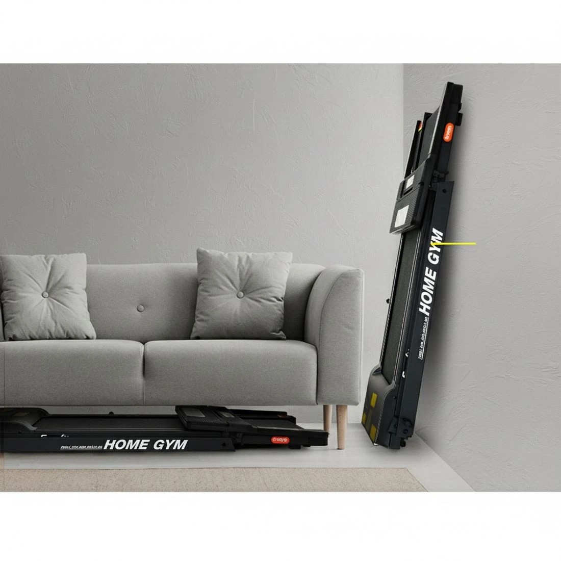 7 Everfit Treadmill Electric Home Gym Fitness Exercise Fully Foldable 450mm - Black, 7 of 7