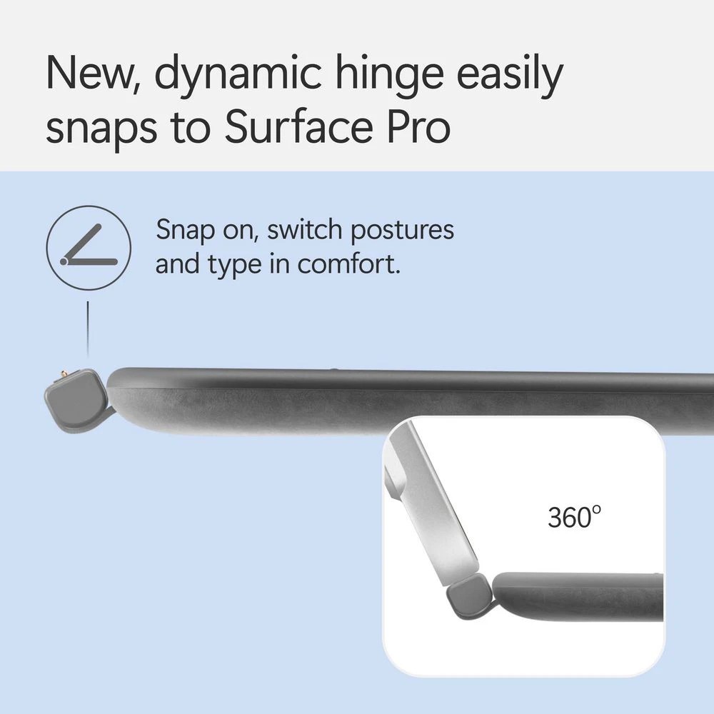 6 Microsoft Surface Pro 12-inch Keyboard with Slim Pen Slate, 6 of 9