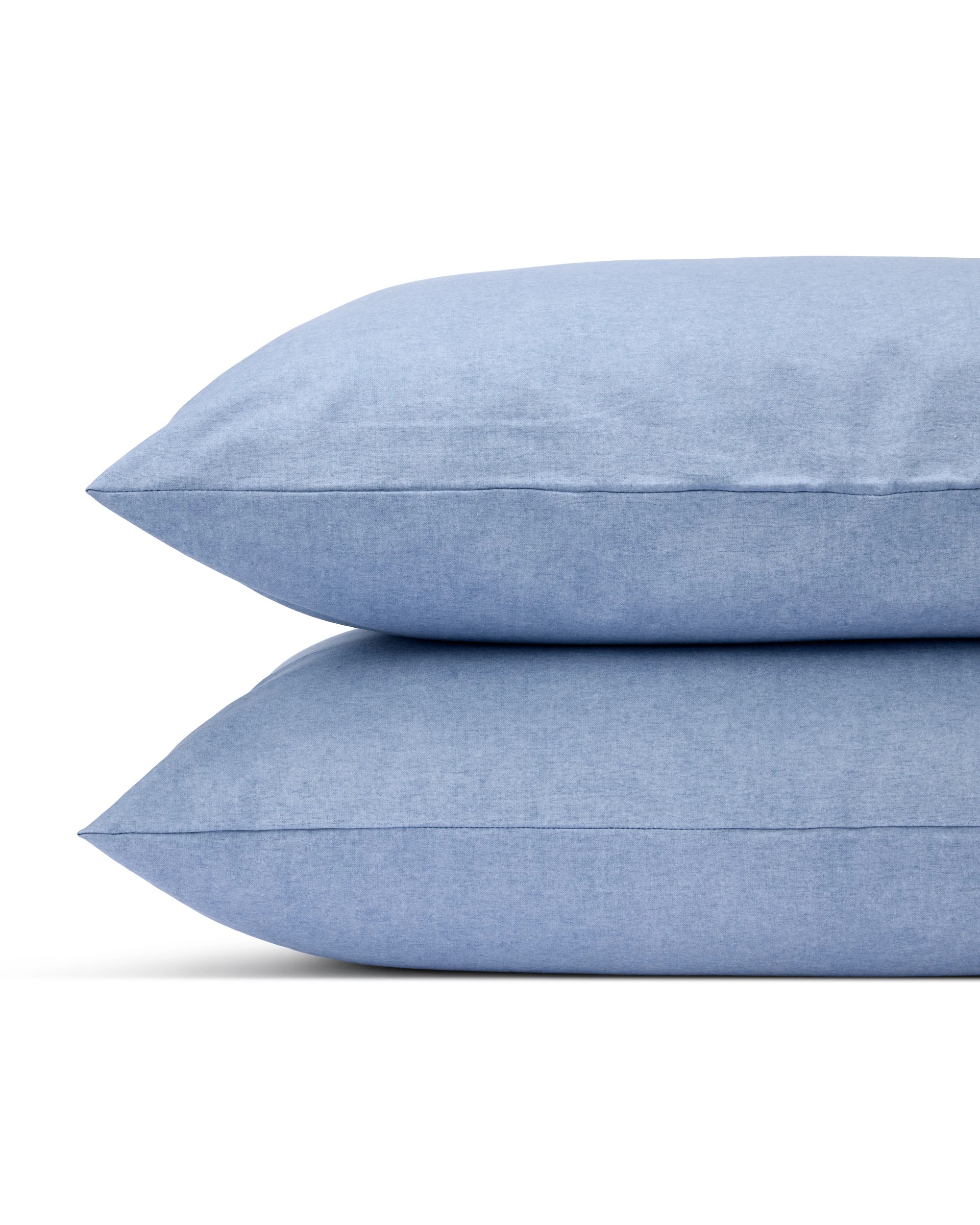 2 Marle Cotton Flannelette Sheet Set - Double Bed, Blue, 2 of 7