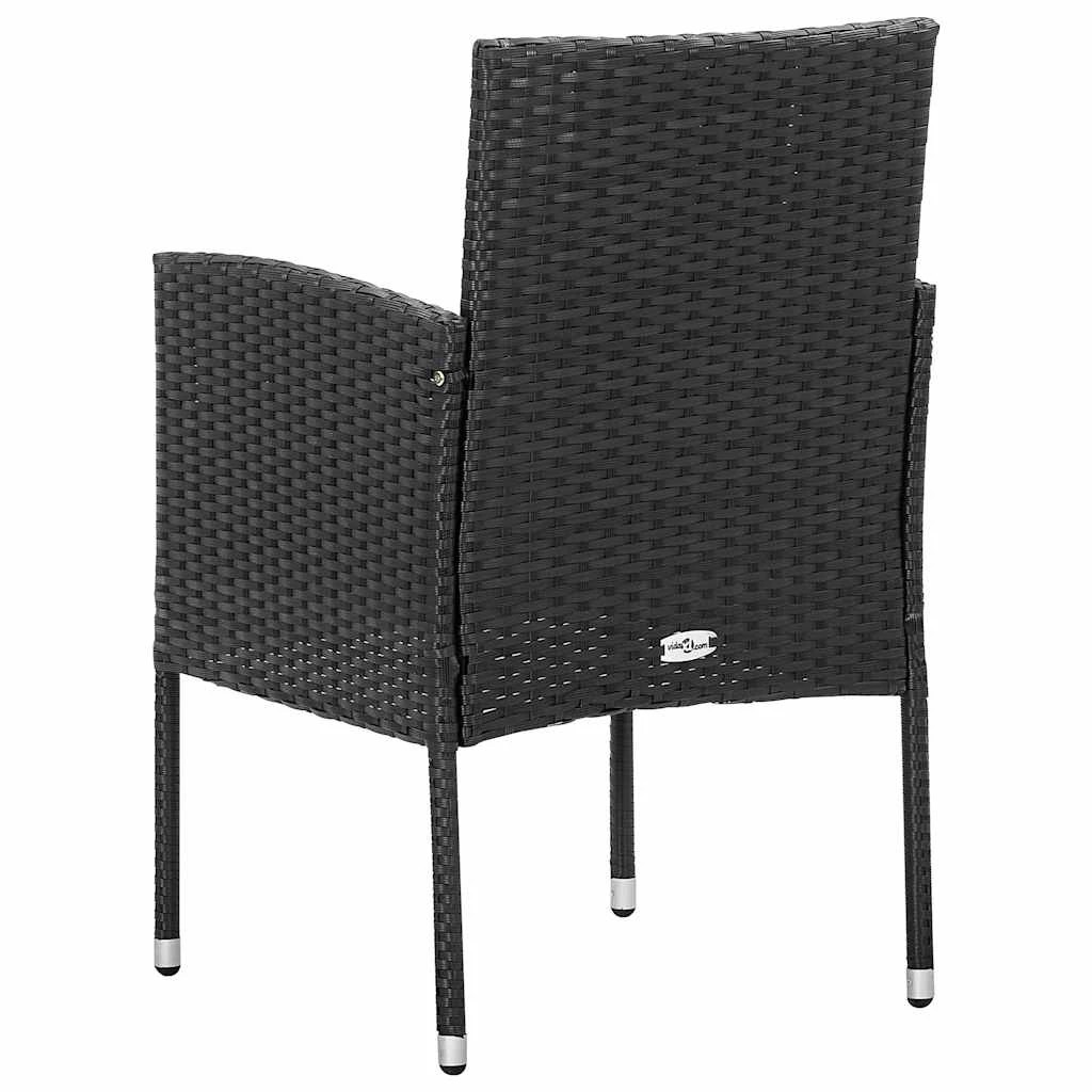 5 vidaXL garden chair Durable - Black, 5 of 7