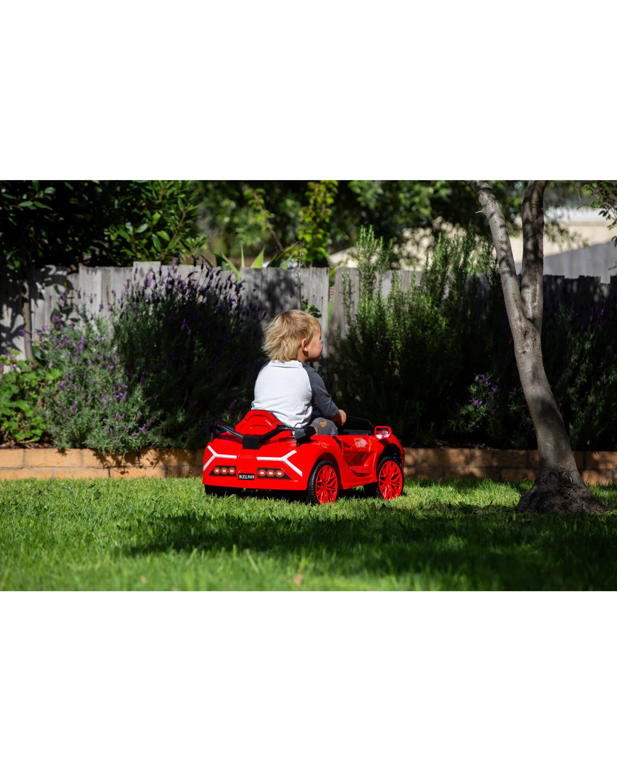 7 Lenoxx Ferrari Inspired 12V Ride-on Electric Car with Remote Control - Red, 7 of 10