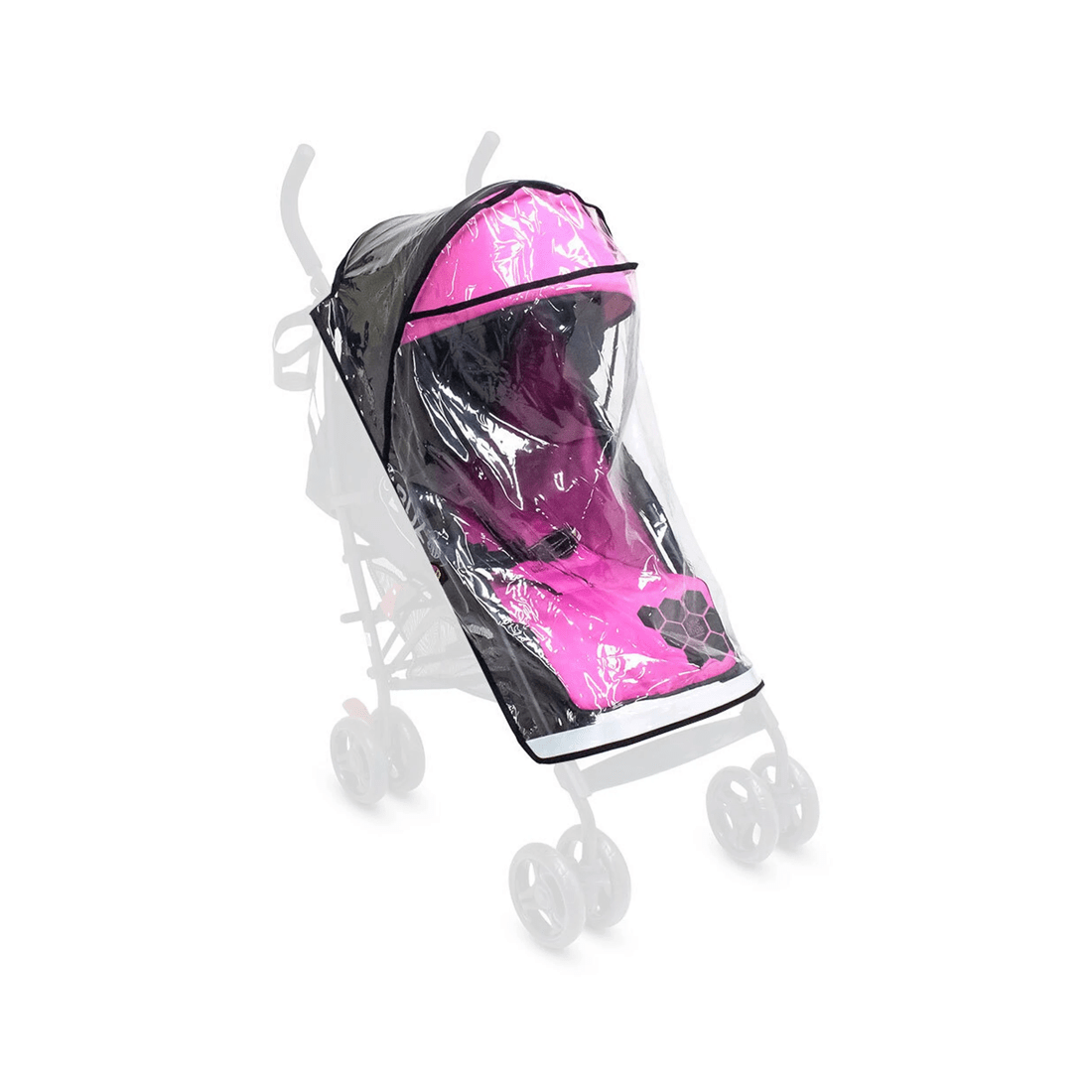1 Vee Bee 97cm Universal Weather Cover For Most Strollers Prams
 - Clear, 1 of 5