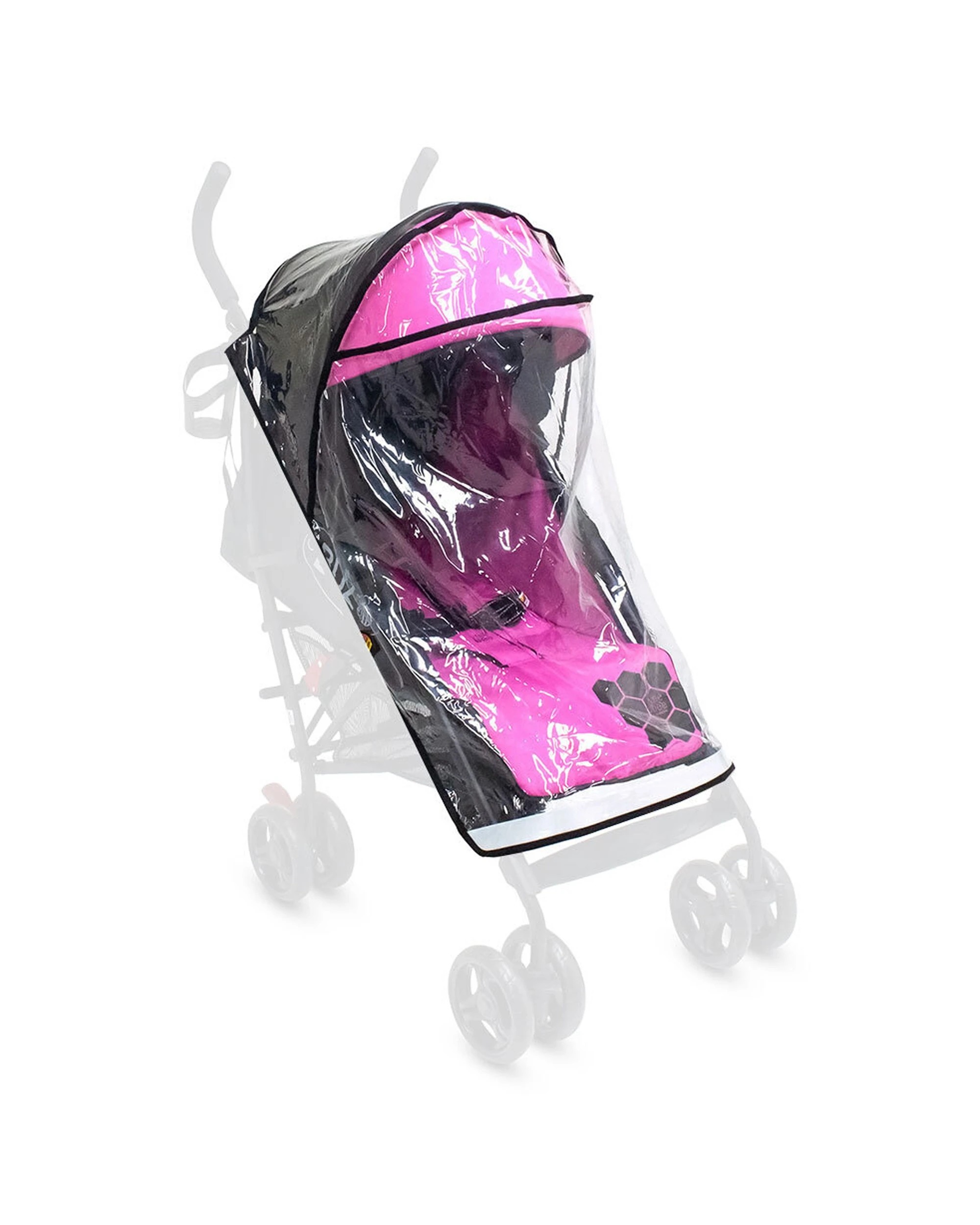 1 Vee Bee 97cm Universal Weather Cover For Most Strollers Prams
 - Clear, 1 of 5