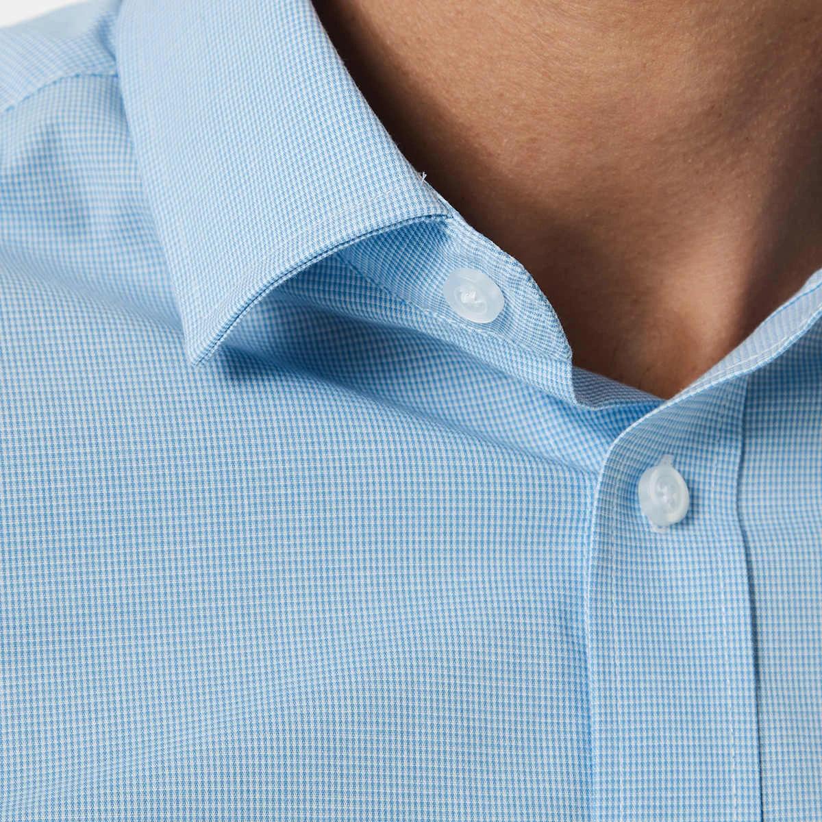 5 Workwear Long Sleeve Business Shirt Lorian Blu, 5 of 5