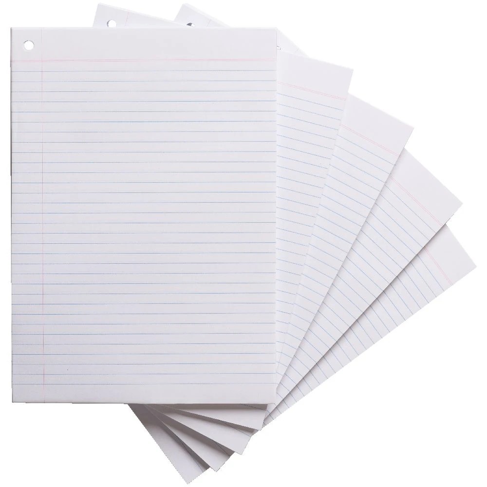 2 500 Pack Quill A4 60gsm 8mm Ruled Exam Paper, 2 of 3