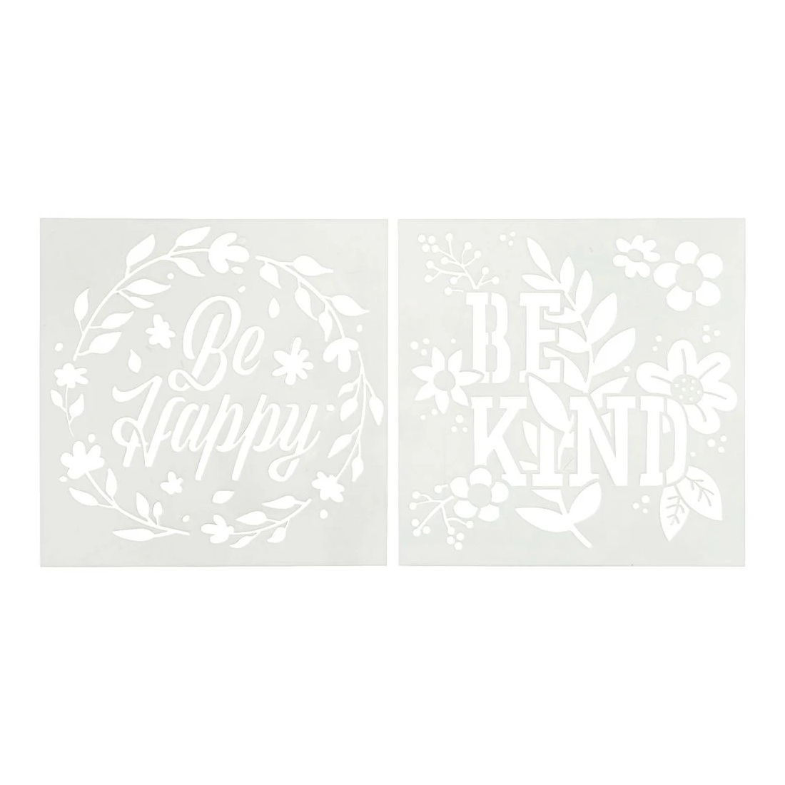 2 Born Plastic Stencils Motivational 2 Pack, 2 of 2