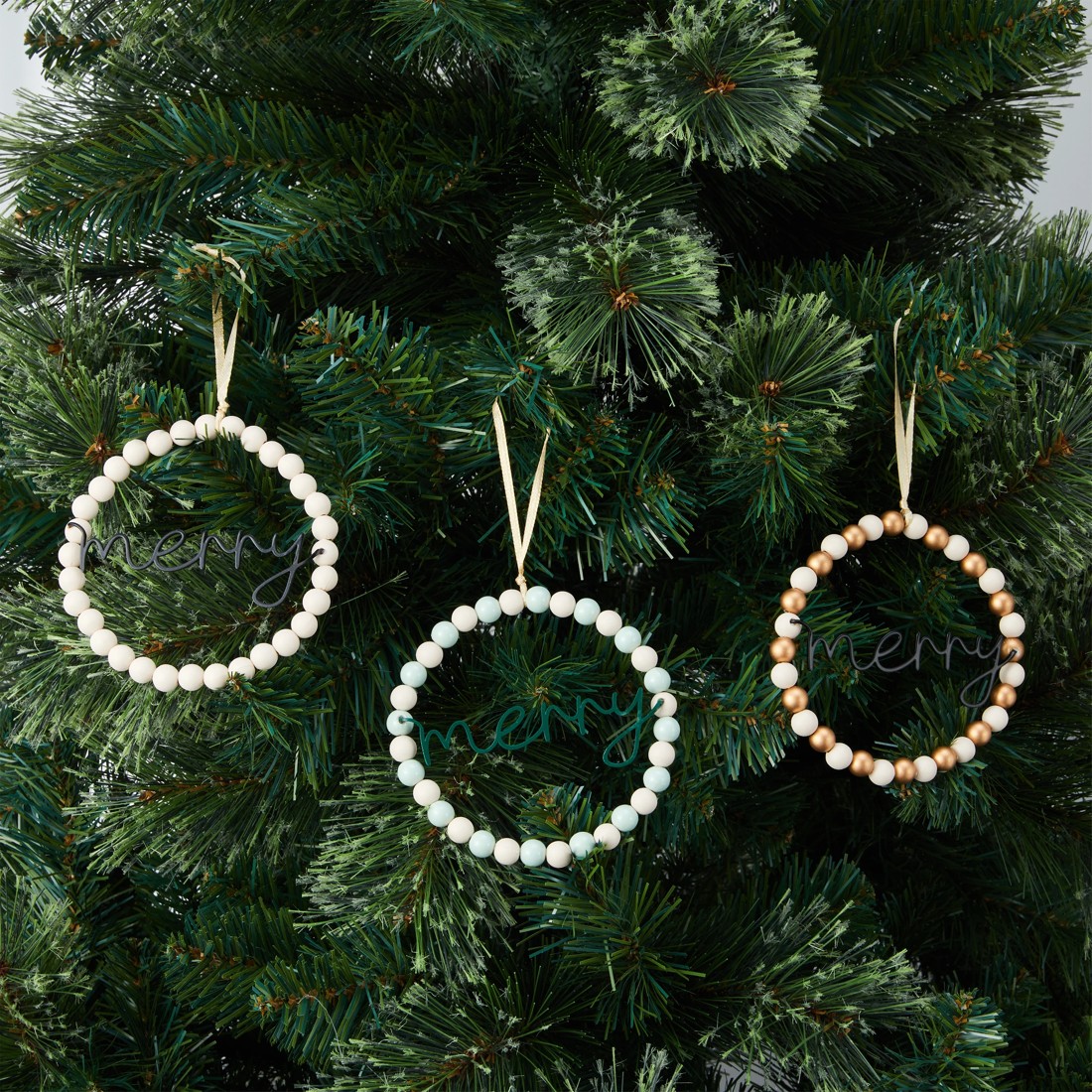 5 Bead Wreath Decoration - Assorted, 5 of 6